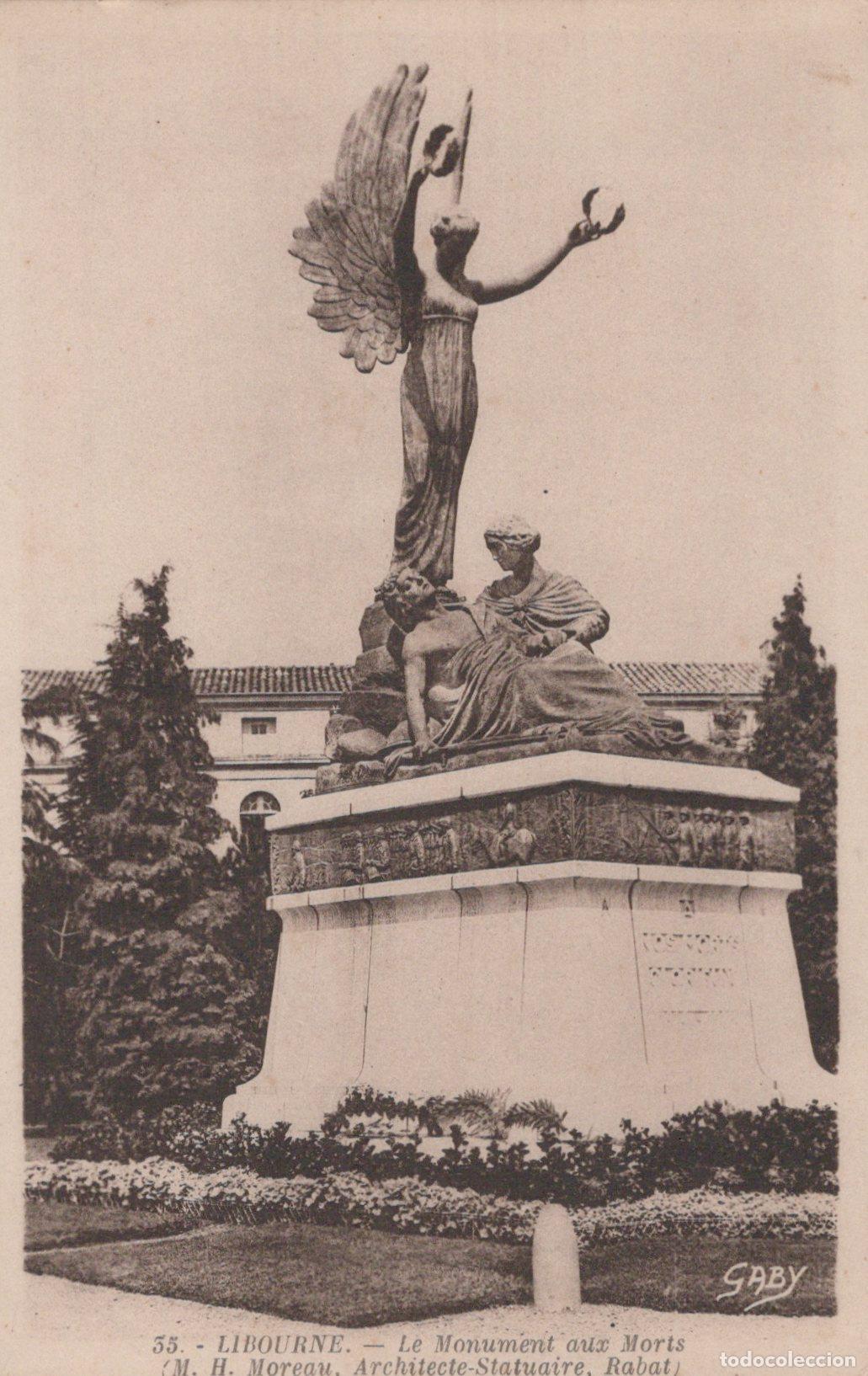 Cartoline: France Libourne Monument Aux Morts Sculpture All&eacute;gorique *YAC115