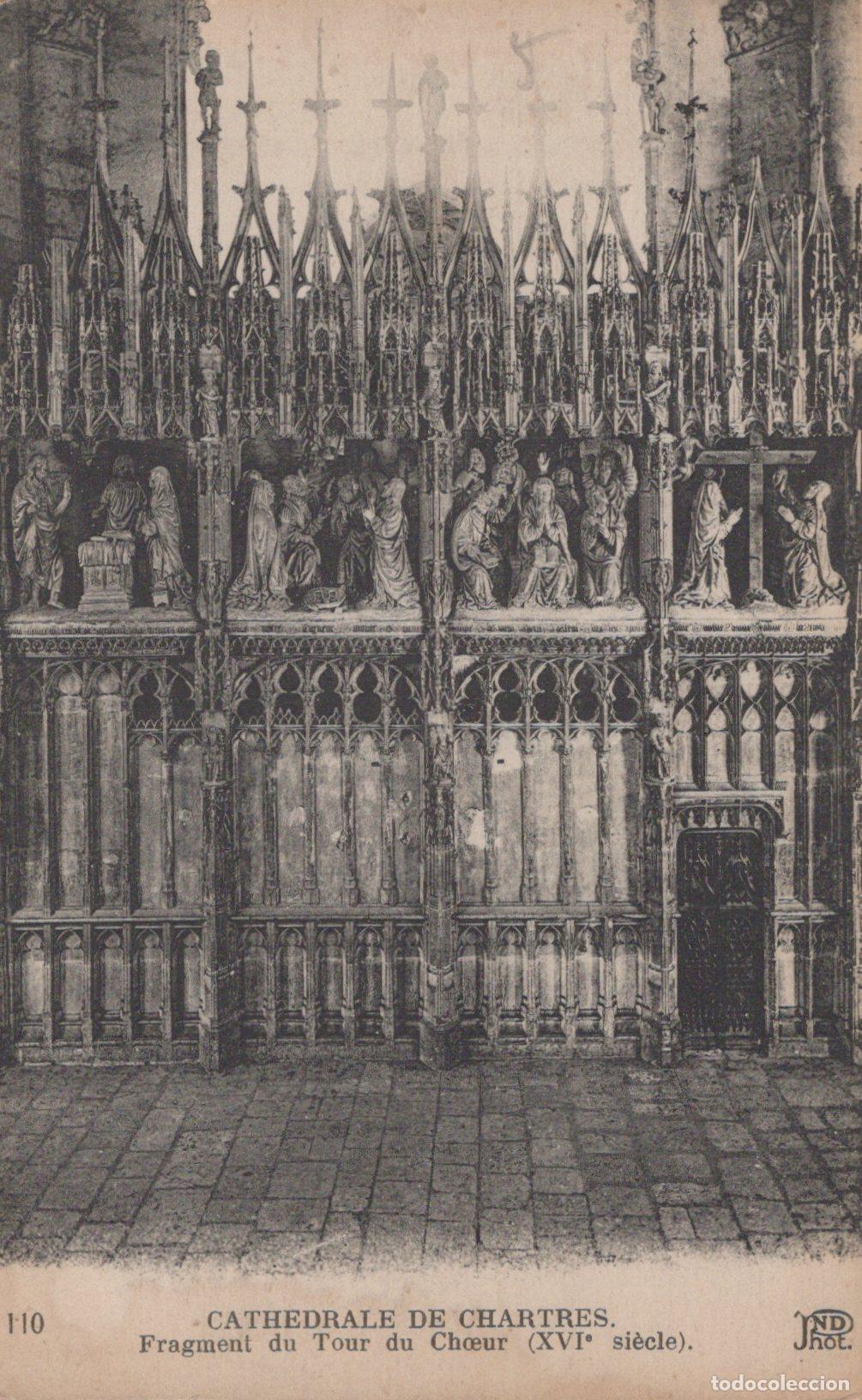 Cartoline: France Chartres Cath&eacute;drale Tour du Ch&oelig;ur Xvie Si&egrave;cle *YAC134