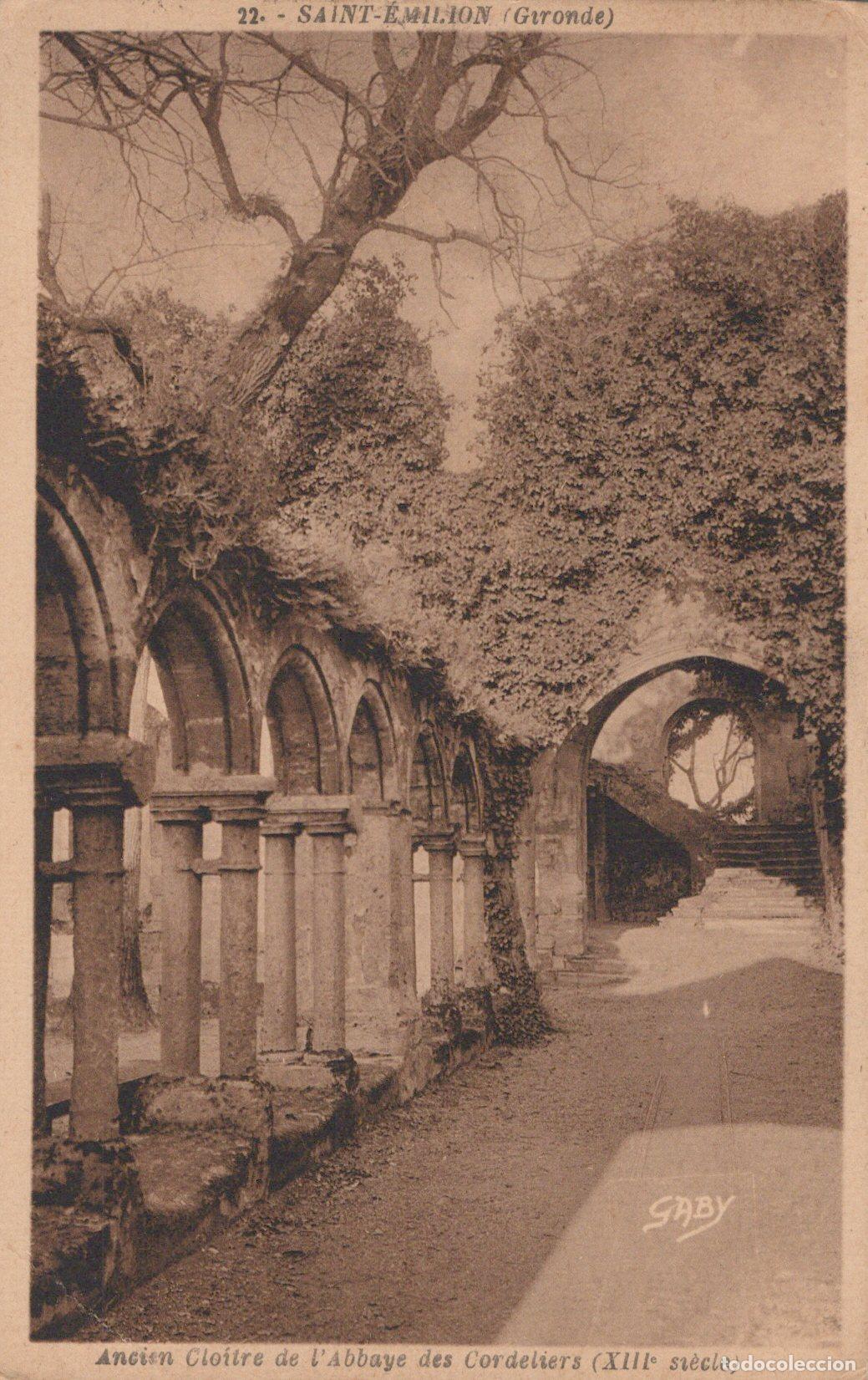 Cartoline: France Saint &Eacute;milion Ancien Clo&icirc;tre des Cordeliers Xiiie Si&egrave;cle *YAC106