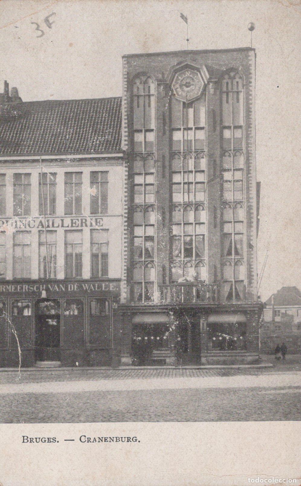 Cartoline: Belgi&euml; Bruges Brugge West Vlaanderen Cranenburg Historisch Unposted *YAC132