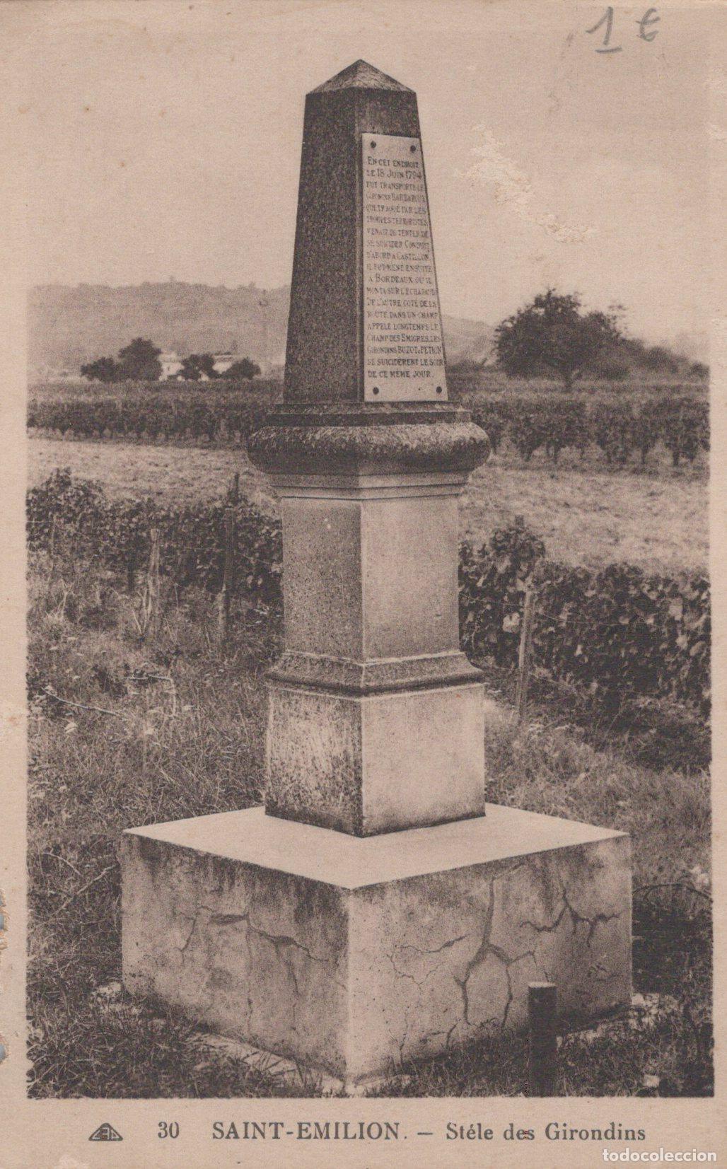 Cartoline: France Saint Emilion St&egrave;le des Girondins Vignoble Unposted *YAC096