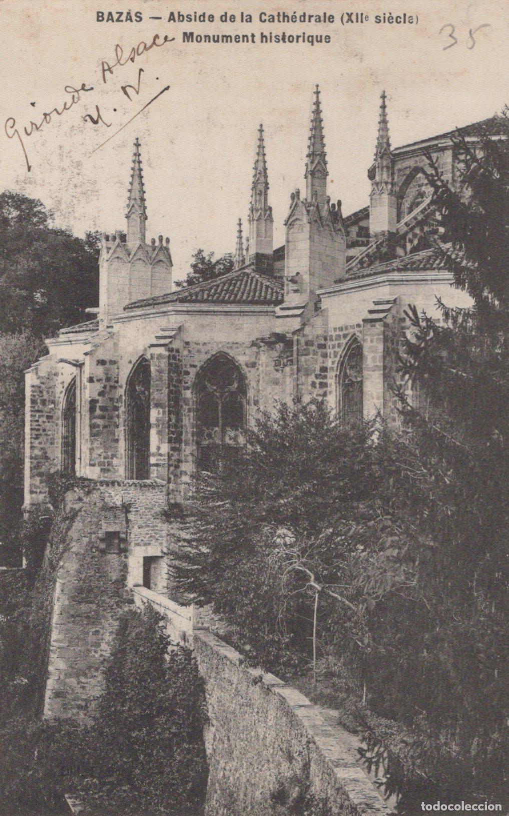 Postkarten: France Bazas Abside Cath&eacute;drale Xiie Si&egrave;cle Architecture Ayant Circul&eacute; *YAC091