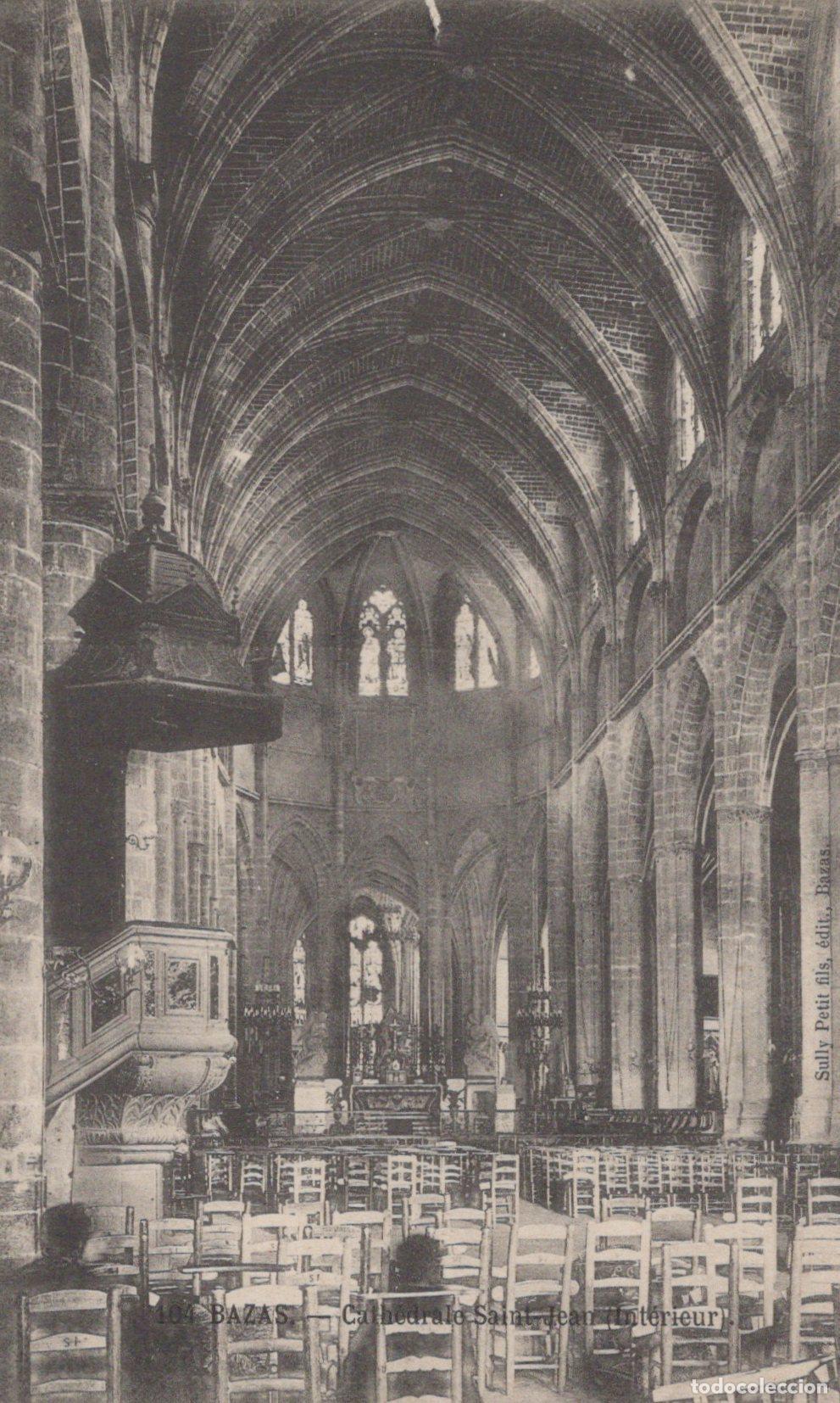 Postkarten: France Bazas Cath&eacute;drale Saint Jean Int&eacute;rieur Architecture Avec *YAC090