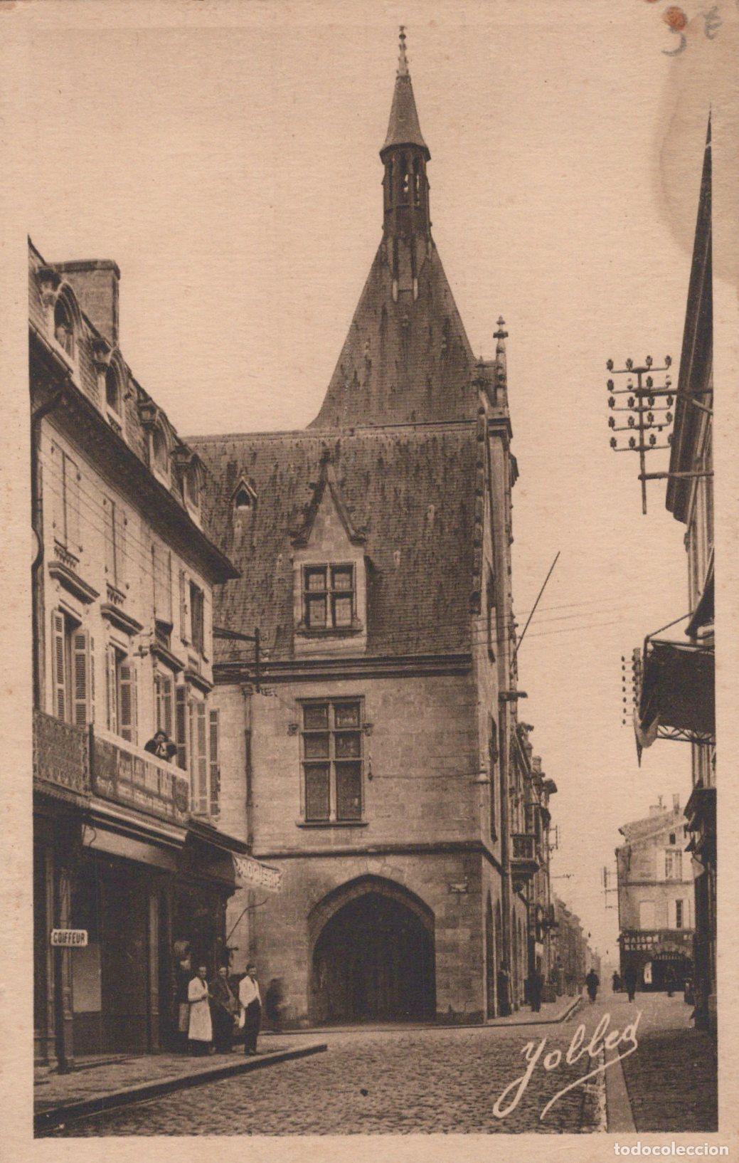 Postkarten: France Libourne H&ocirc;tel de Ville Rue Thiers Architecture *YAC117