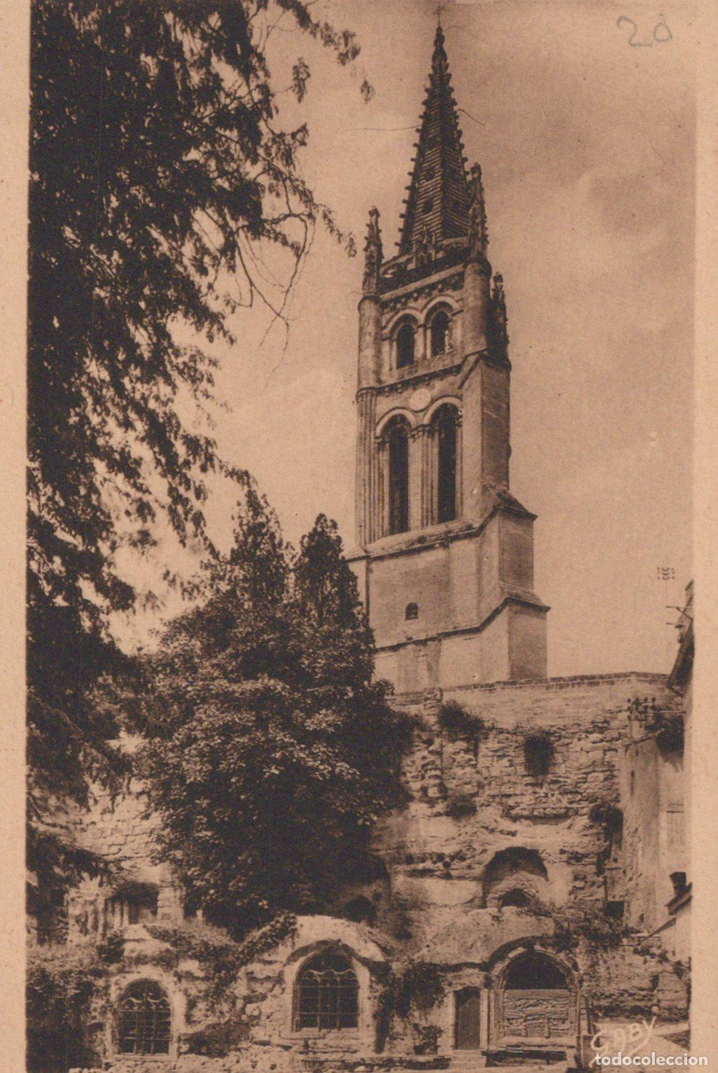 Postkarten: France Nantes Clocher D &Eacute;glise Architecture Unposted *YAC056