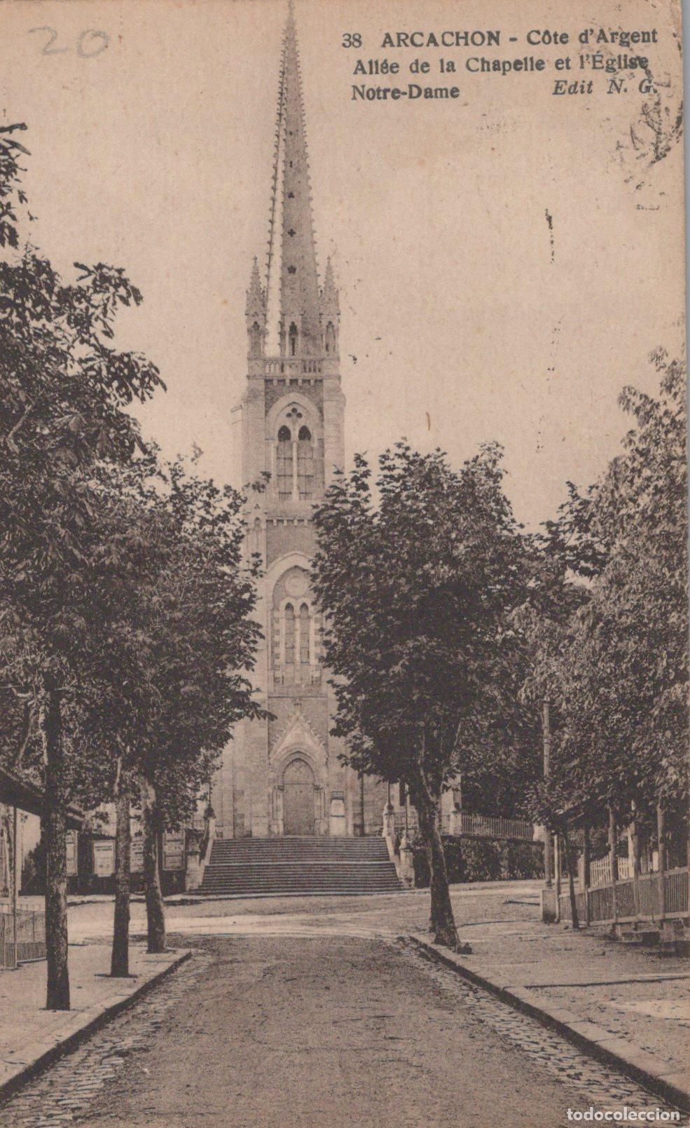 Cartes Postales: France Arcachon &Eacute;glise Notre Dame Architecture *YAC082