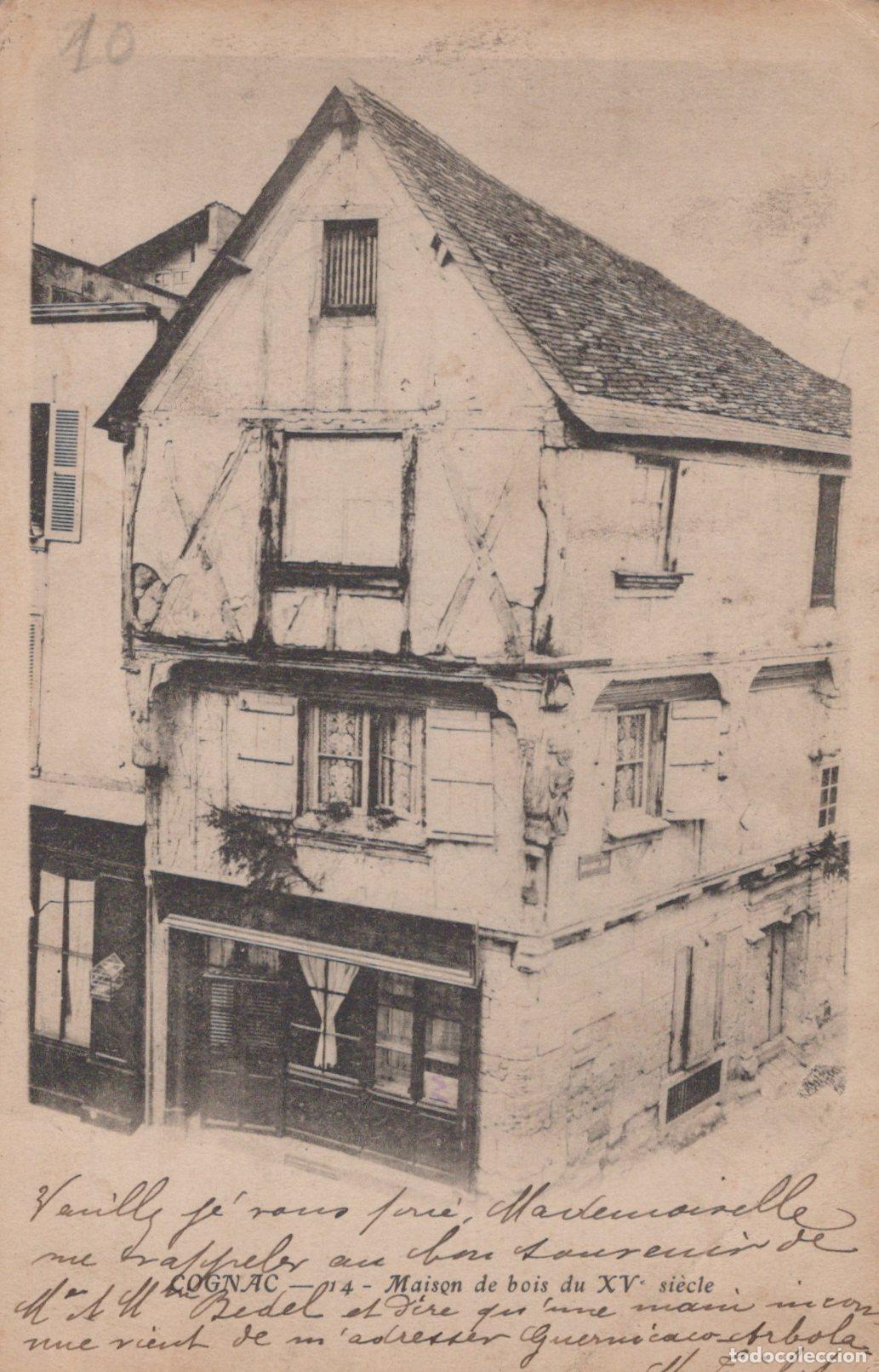 Cartes Postales: France Cognac Charente Maison &Agrave; Colombages Xve Si&egrave;cle Architecture *YAC014