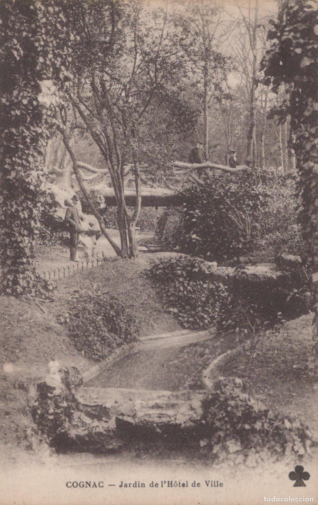 Postkarten: France Cognac Jardin de L H&ocirc;tel de Ville Sc&egrave;ne de Parc *YAC006