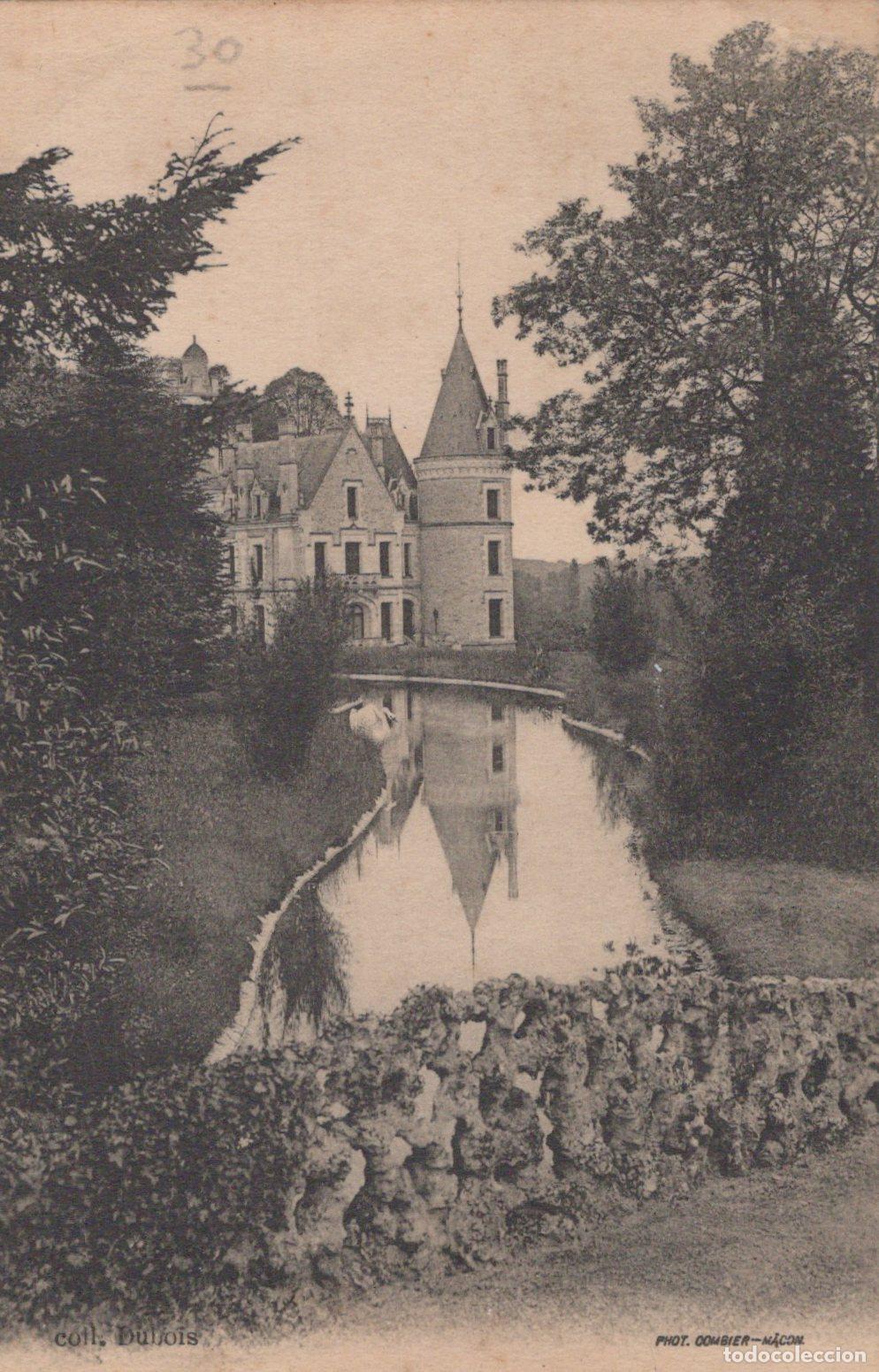 Postkarten: France Macon Ch&acirc;teau Pr&egrave;s R&eacute;flexion Rivi&egrave;re *YAC002