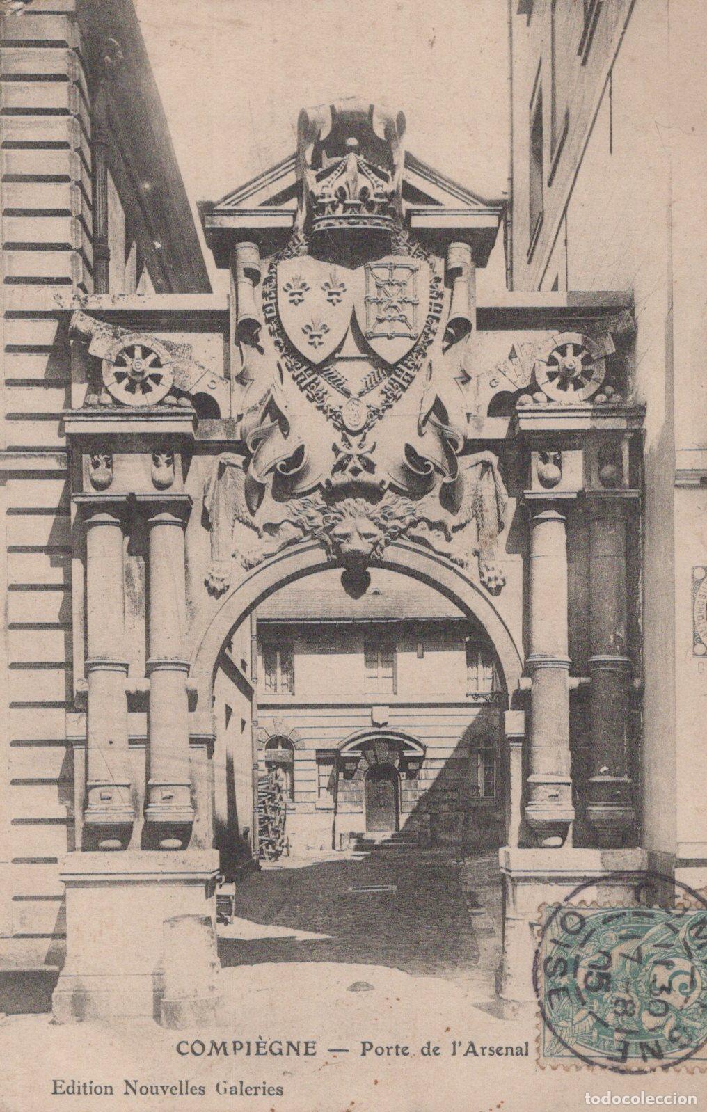 Postkarten: France Compi&egrave;gne Hauts de Porte de L Arsenal Architecture *YAC058