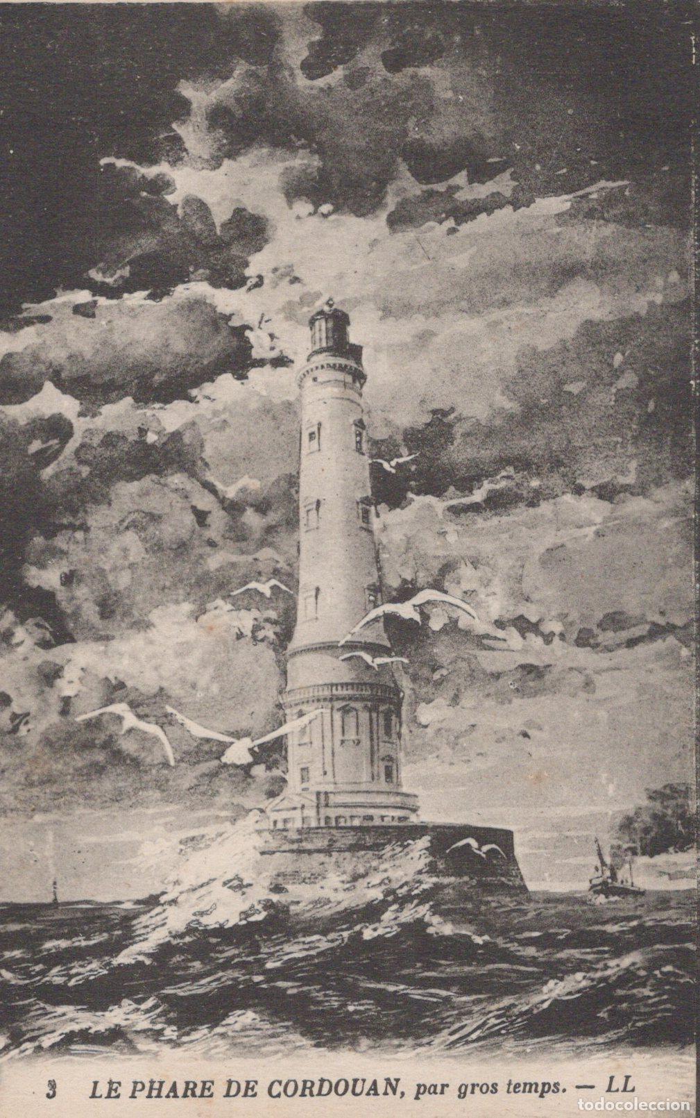Postkarten: France Cordouan Phare de Par Gros Temps *YAC050