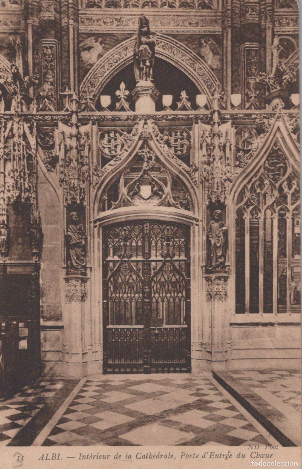 Postkarten: France Albi Cath&eacute;drale Sainte C&eacute;cile Porte du Ch&oelig;ur Post&eacute;e *YAC209