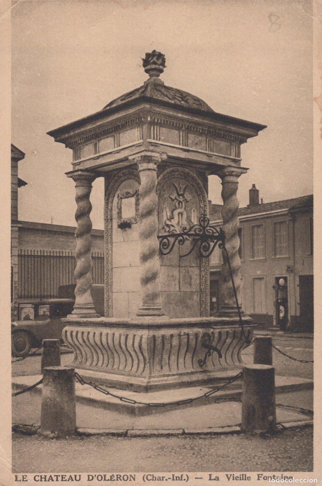 Postkarten: France Le Chateau D Ol&eacute;ron Char Inf Vieille Fontaine Unposted *YAC048