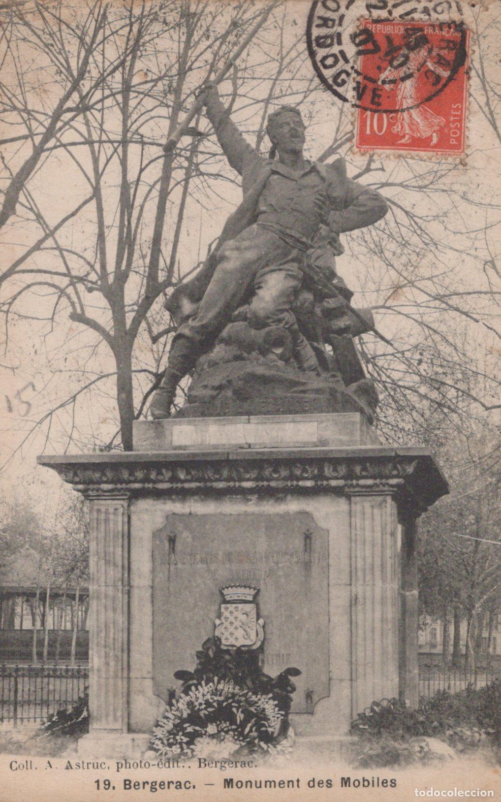Postales: France Bergerac Monument des Mobiles Guerre *YAC223