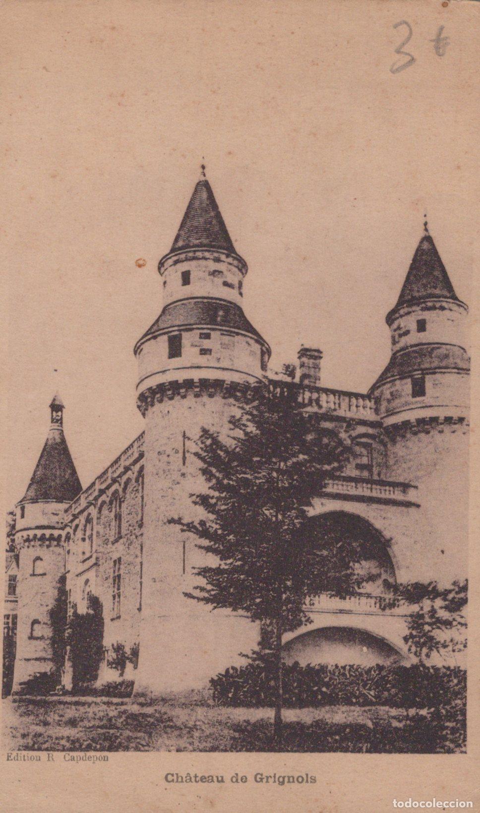 Postkarten: France Grignols Ch&acirc;teau de Architecture M&eacute;di&eacute;vale Unoblit&eacute;r&eacute; Unposted *YAC246