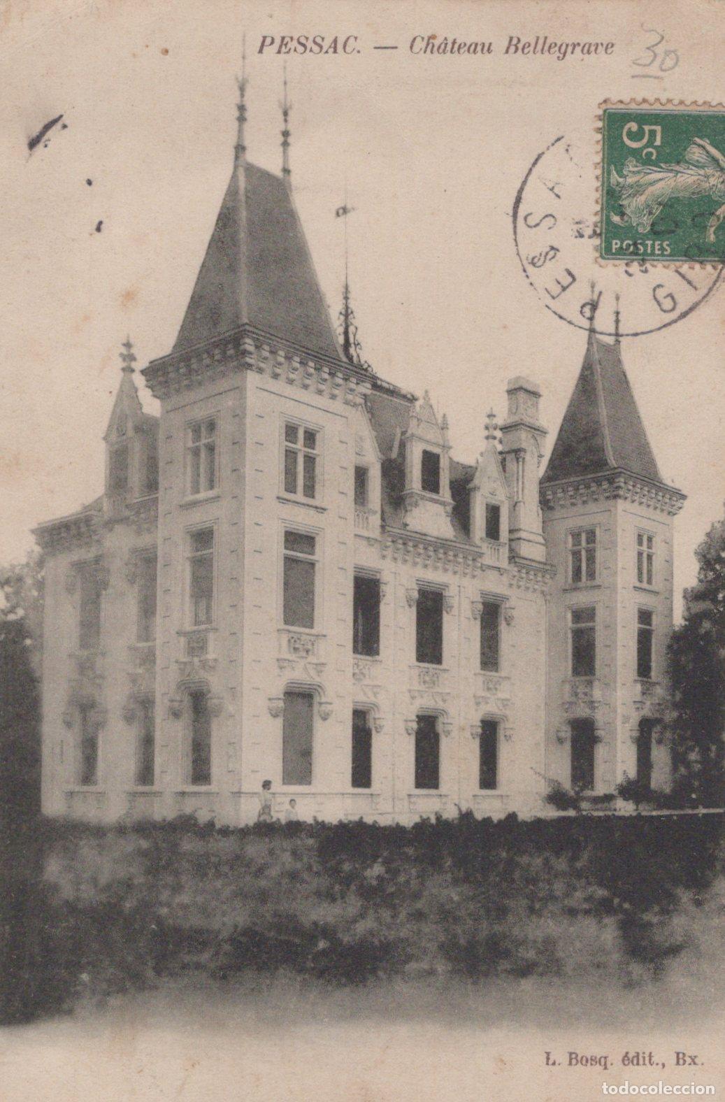 Postkarten: France Pessac Ch&acirc;teau Bellegrave Architecture *YAC243
