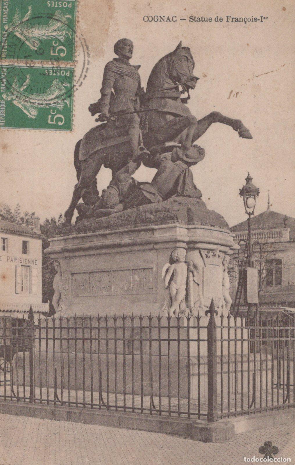 Postkarten: France Cognac Statue &Eacute;questre de Fran&ccedil;ois Ier *YAC015