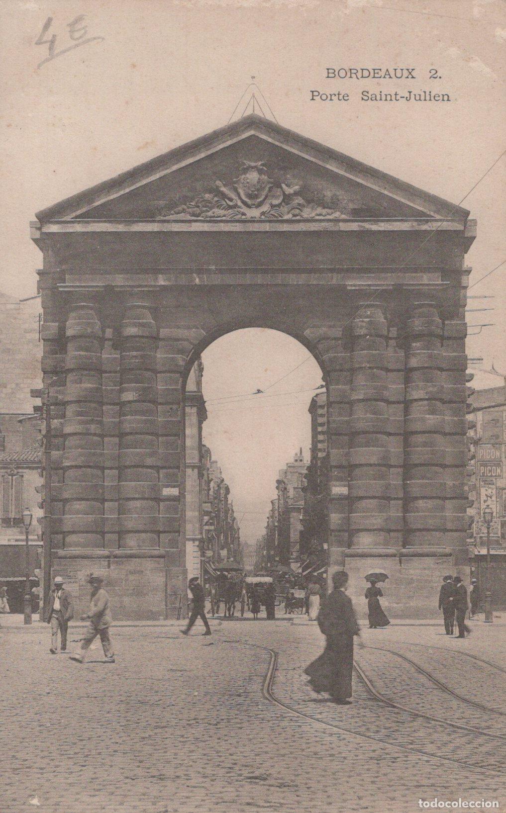 Postkarten: France Bordeaux Porte Saint Julien Architecture Urbaine *YAC264
