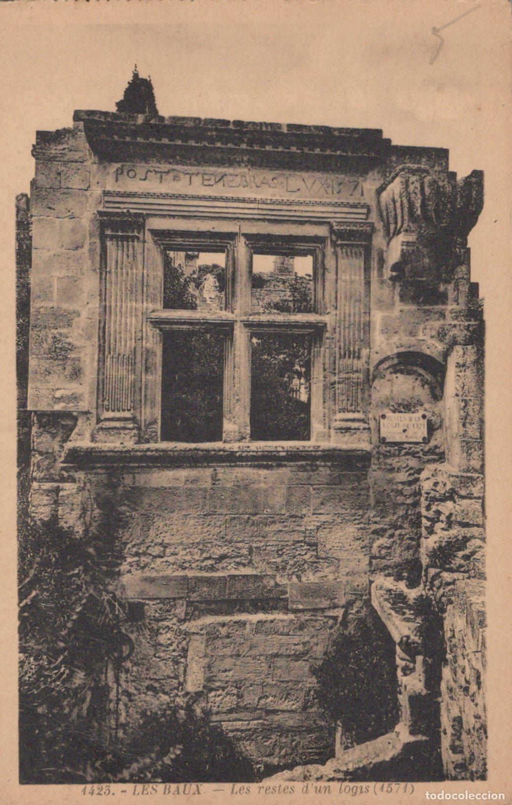 Postkarten: France Les Baux de Provence Ruines D Un Logis Provence Alpes C&ocirc;te Azur *YAC200