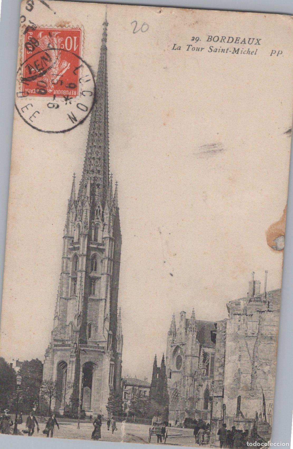 Postkarten: France Bordeaux La Tour Saint Michel Clocher Gothique *YAC269