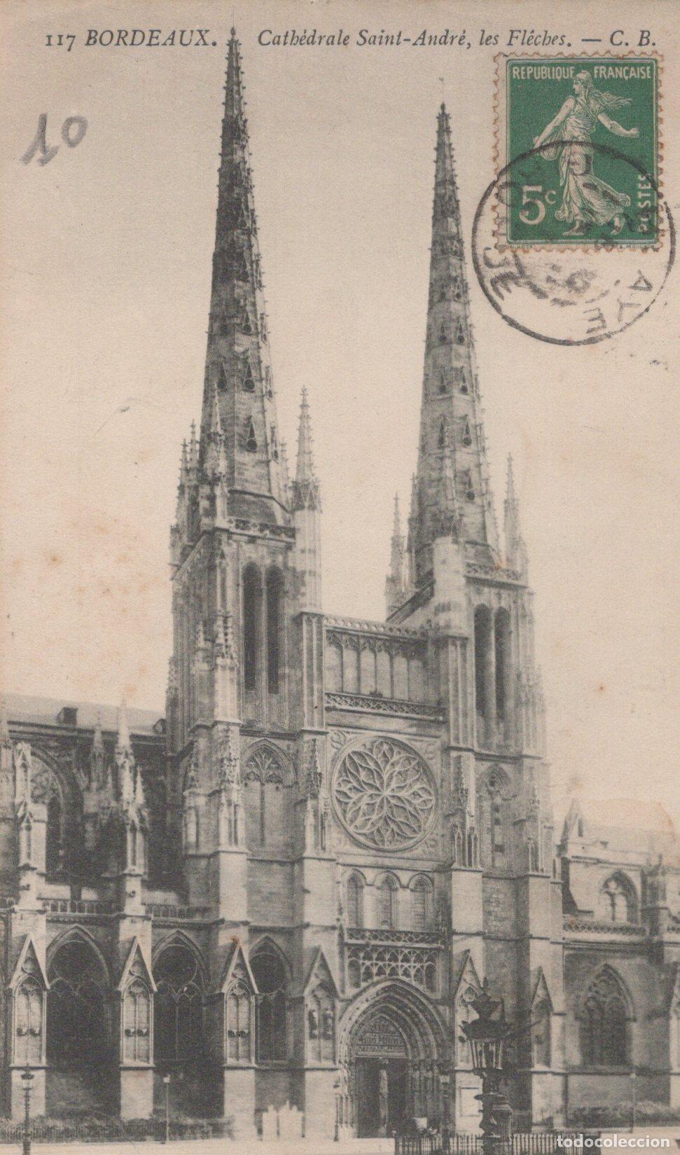 Postkarten: France Bordeaux Cath&eacute;drale Saint Andr&eacute; les Fl&egrave;ches *YAC271
