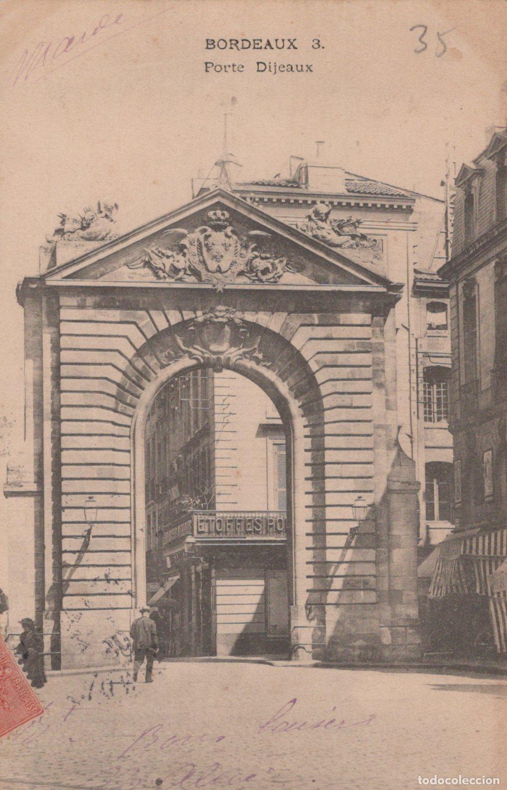 Postkarten: France Bordeaux Porte Dijeaux Architecture Historique *YAC274