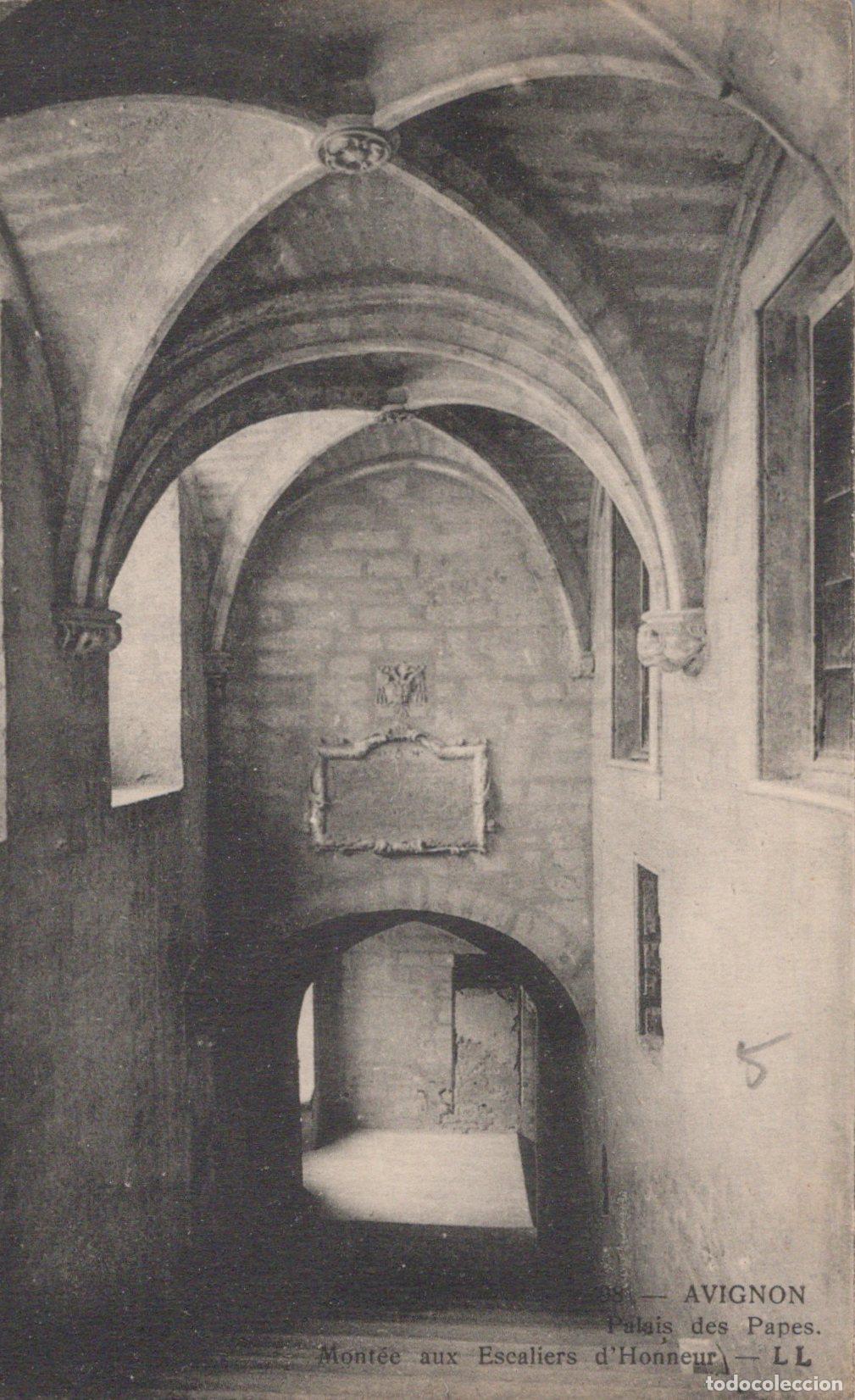 Postkarten: France Avignon P A C Palais des Papes Escaliers D Honneur Architecture *YAC202
