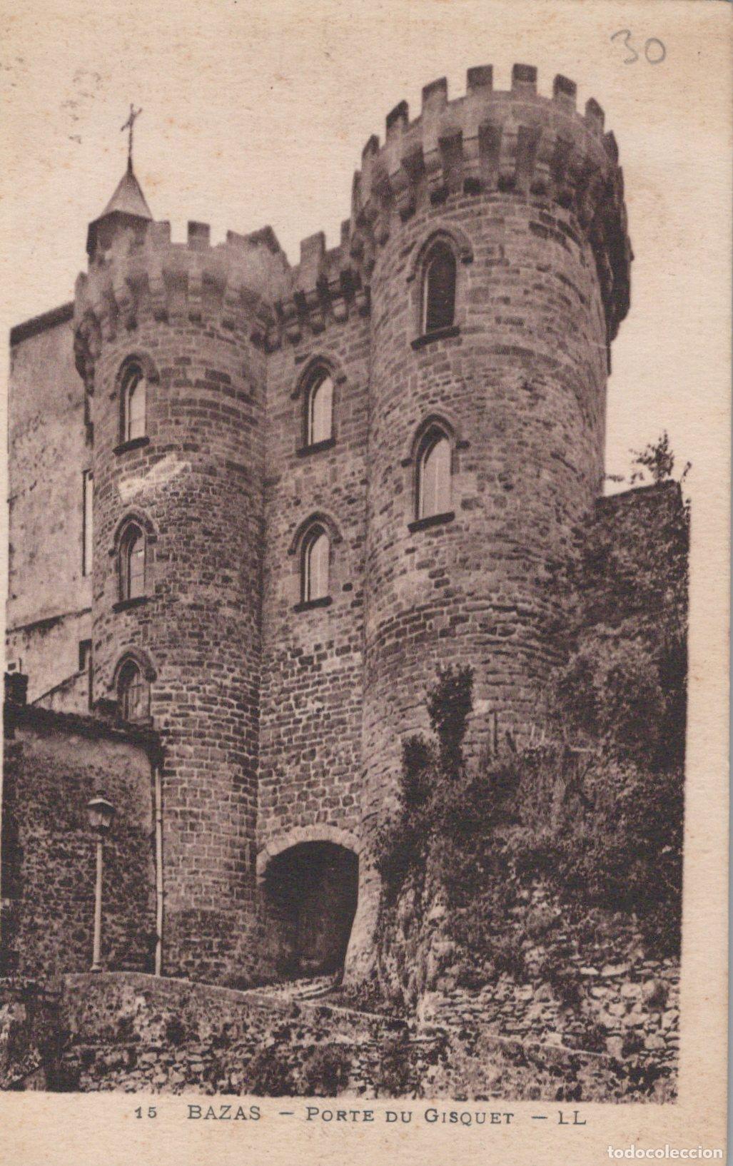 Postkarten: France Bazas Porte du Gisquet Architecture Fortifi&eacute;e *YAC278
