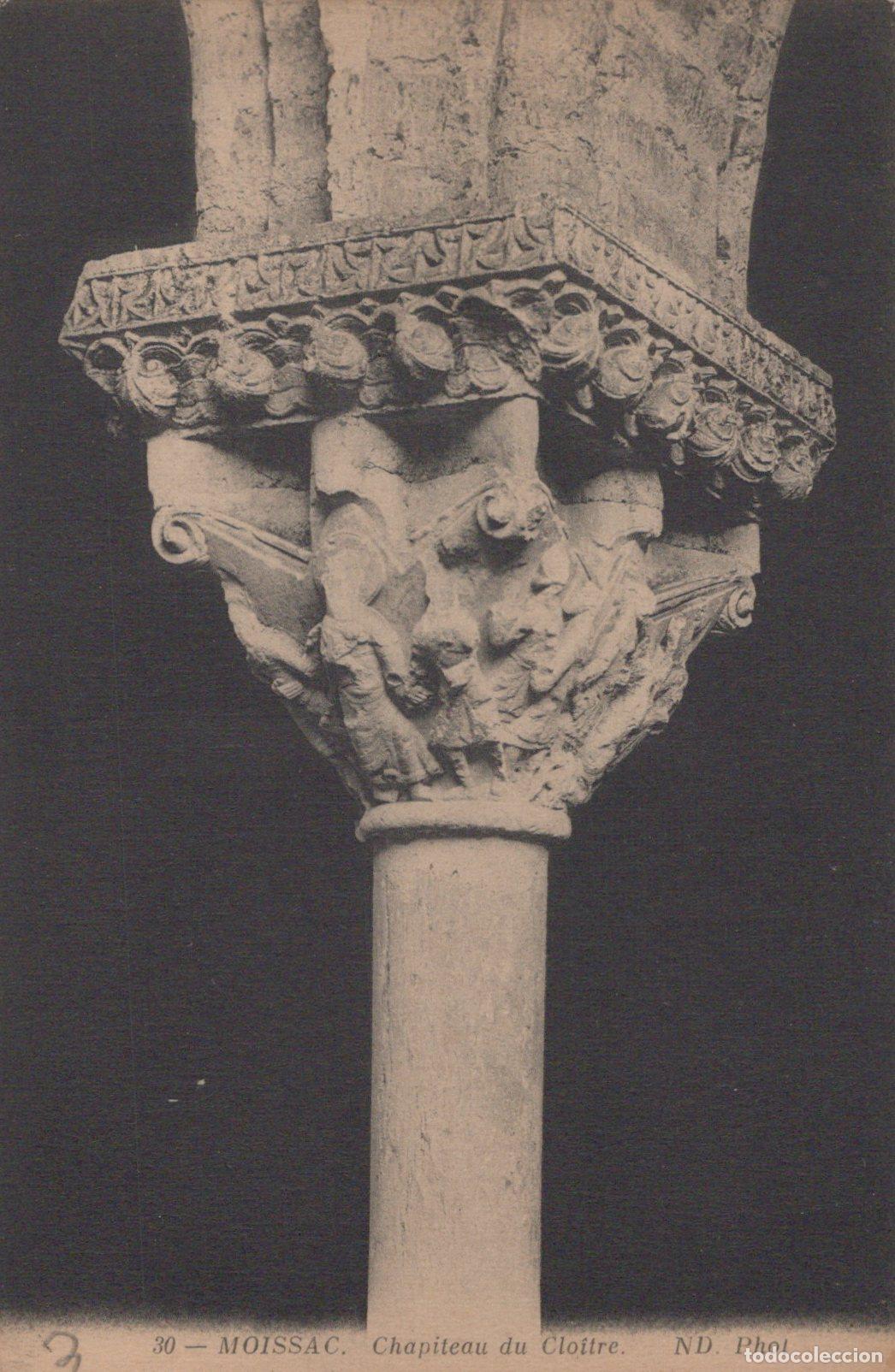 Cartes Postales: France Moissac Abbaye Chapiteau Clo&icirc;tre Sculpture Romane Unposted *YAC217