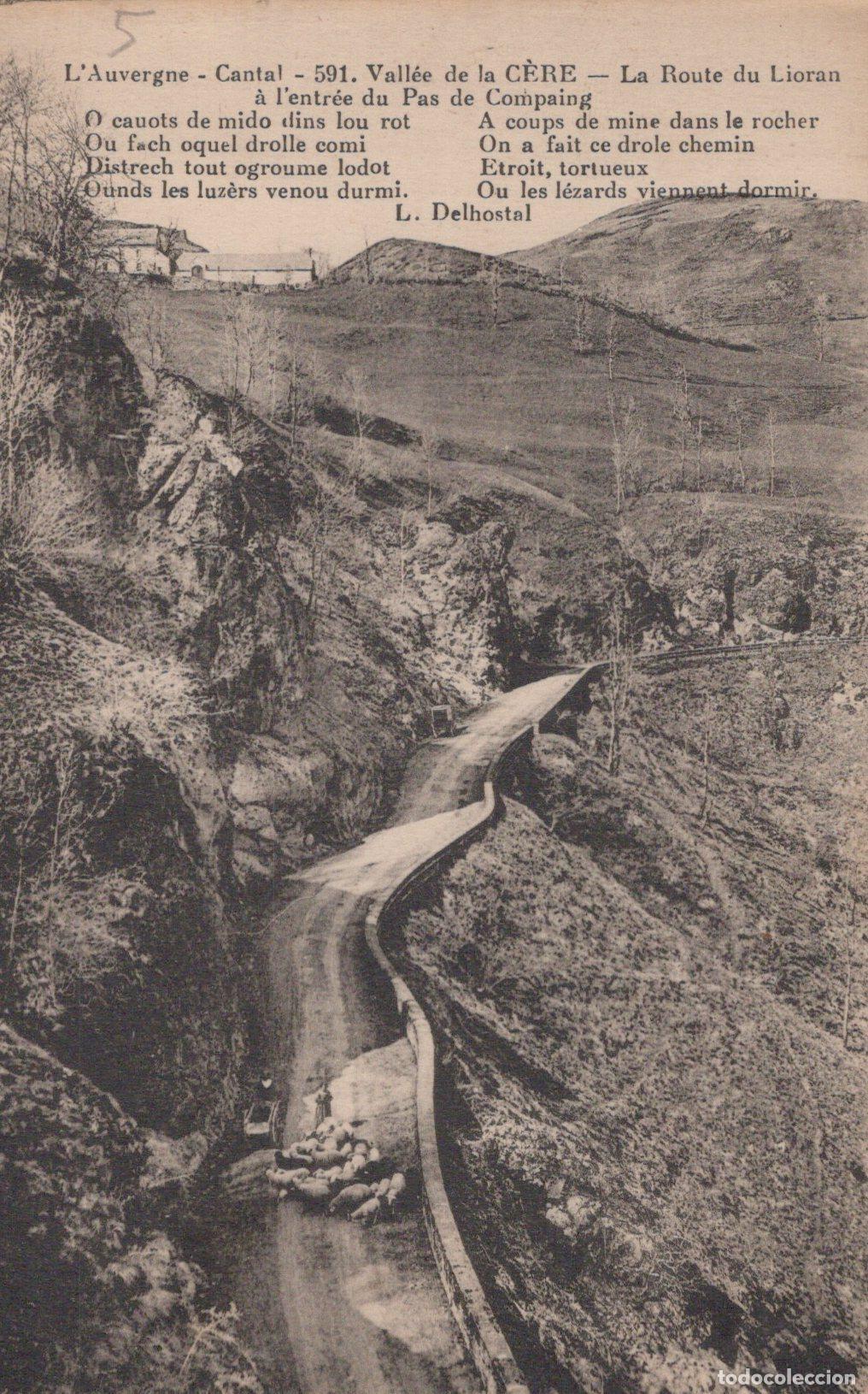 Cartes Postales: France Vic sur Cere Route de la Cere *YAC301