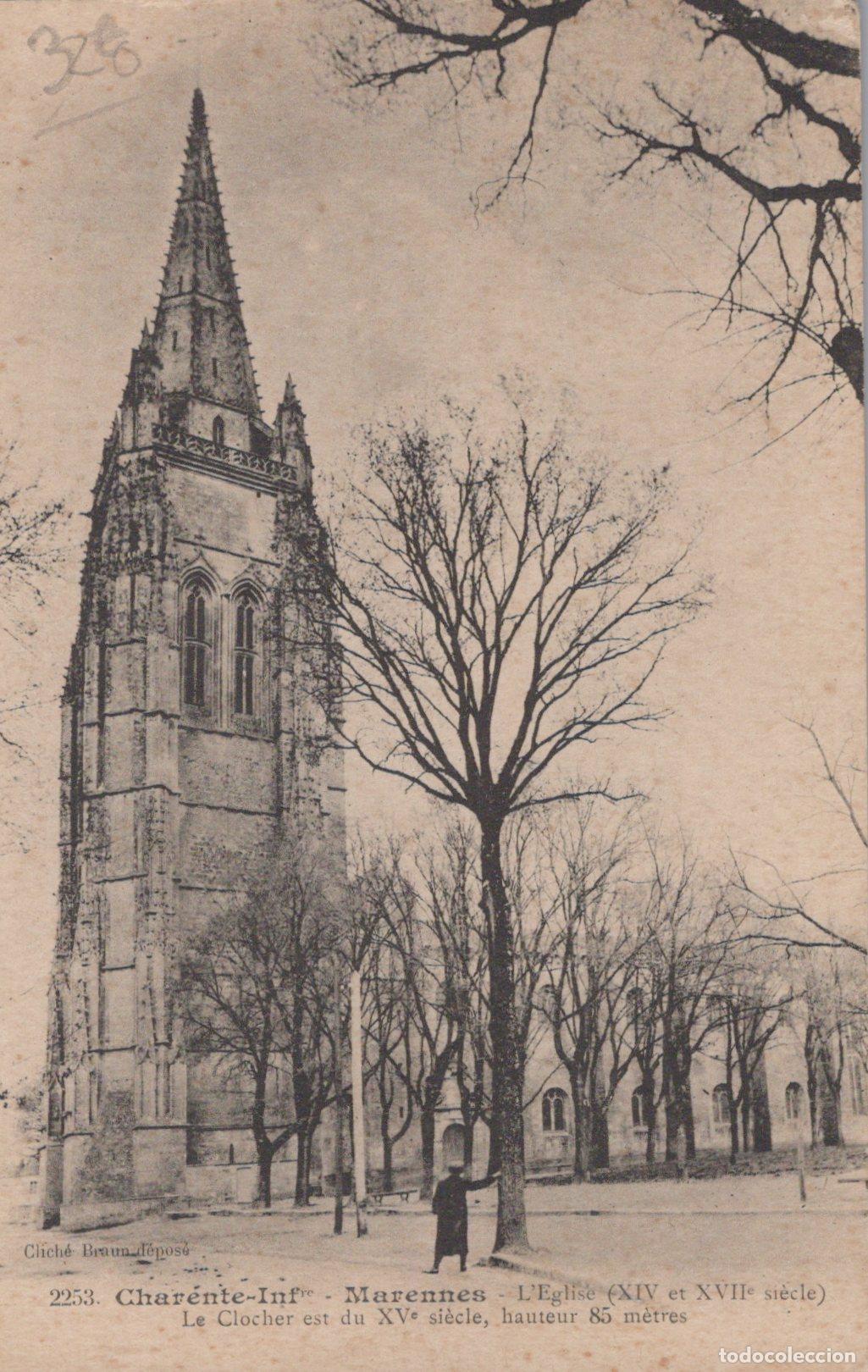 Cartes Postales: France Marennes &Eacute;glise Saint Pierre Clocher Xve 85m Unposted *YAC306