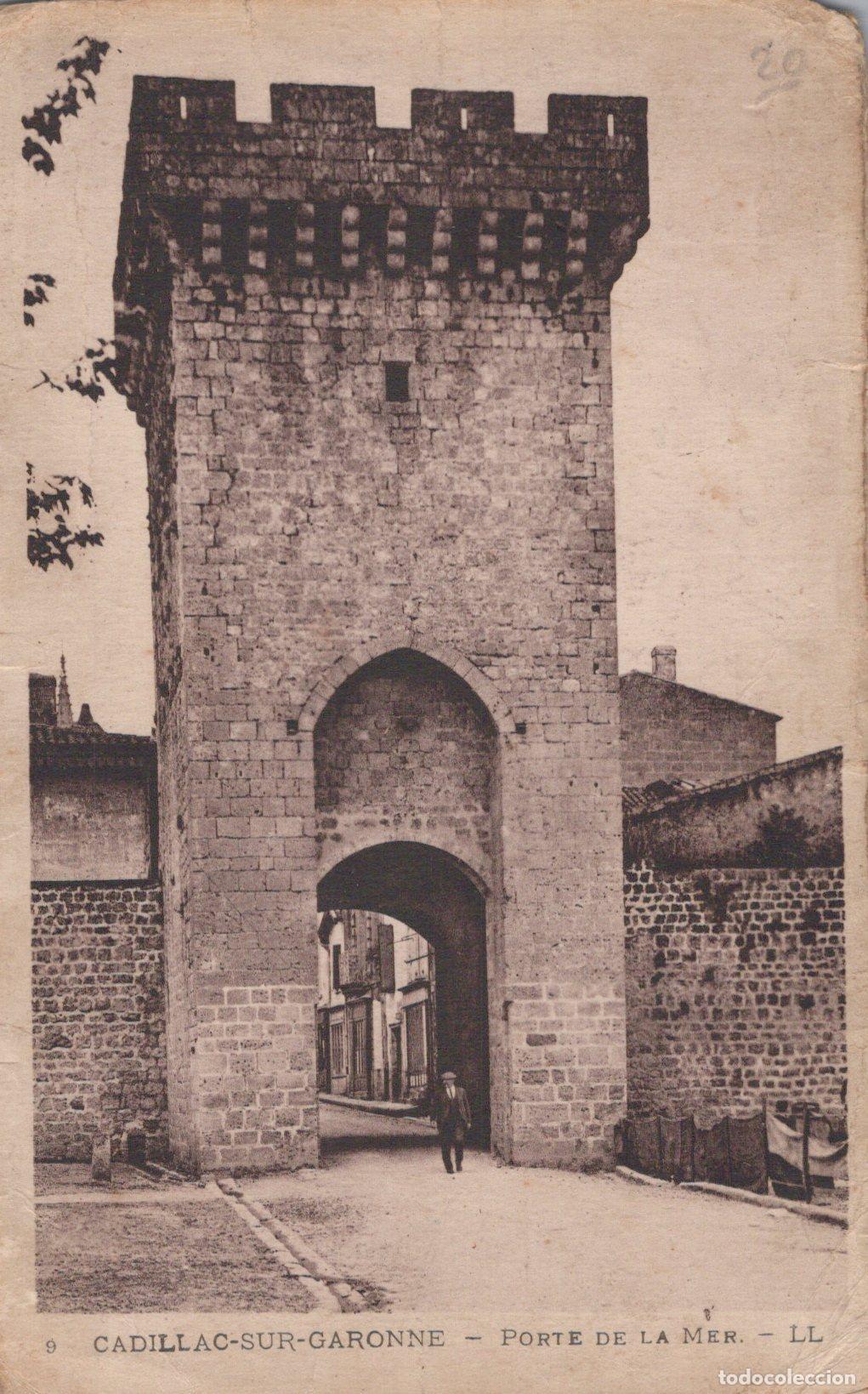 Cartes Postales: France Cadillac sur Garonne Porte de la Mer Architecture Circul&eacute;e *YAC232