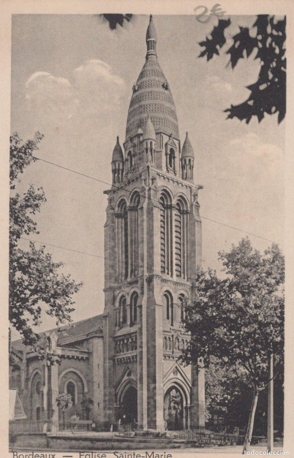 Cartes Postales: France Bordeaux &Eacute;glise Sainte Marie Architecture Religieuse Unposted *YAC318