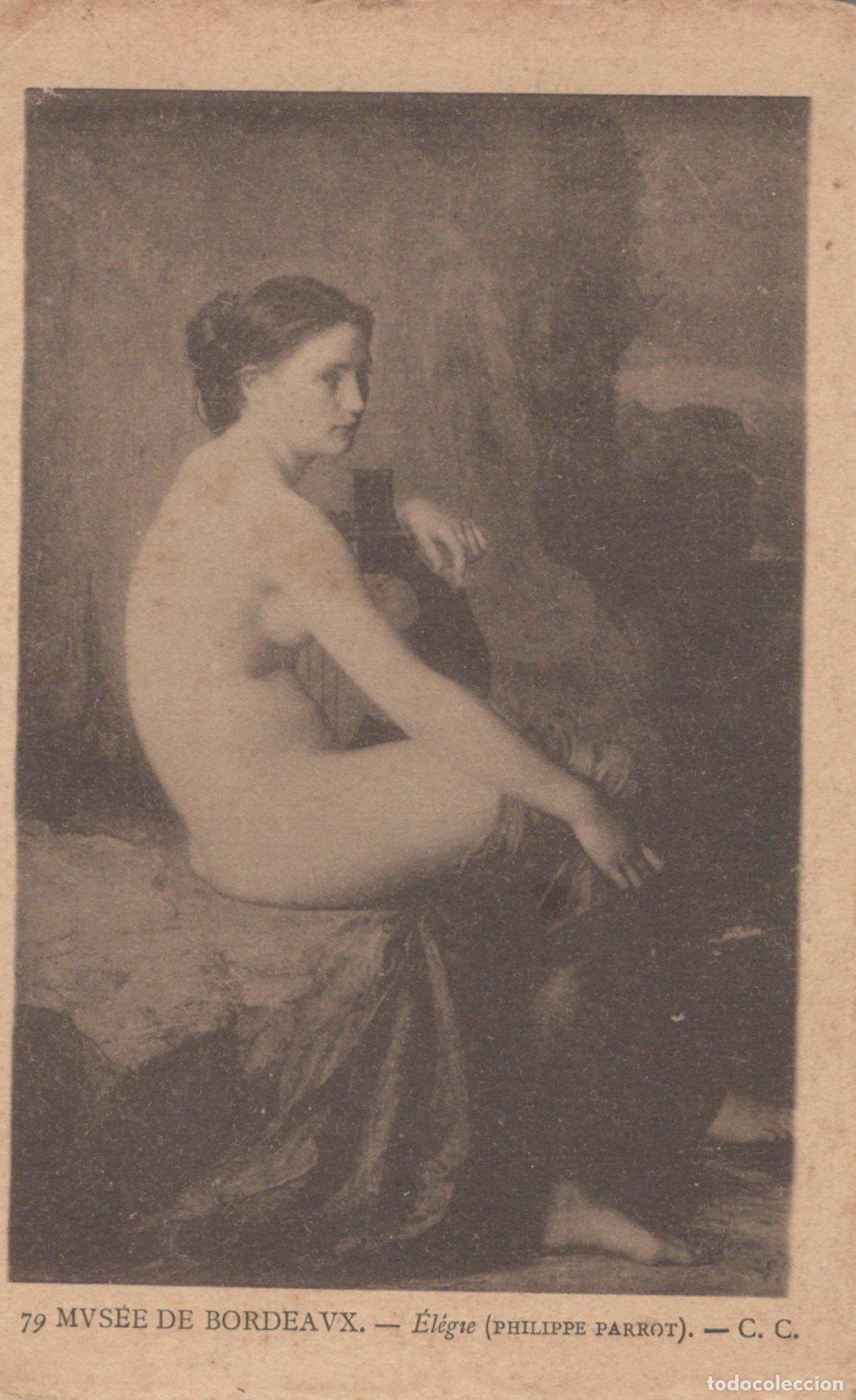 Postales: France Bordeaux Mus&eacute;e Peinture &Eacute;l&eacute;gie Philippe Parrot Femme Nue Unposted *YAC255