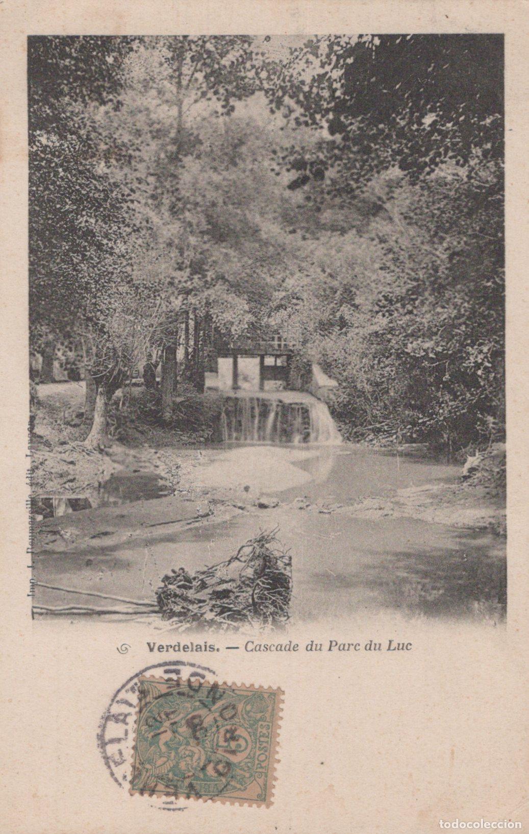 Cartes Postales: France Verdelais Cascade Parc du Luc Paysage *YAC370
