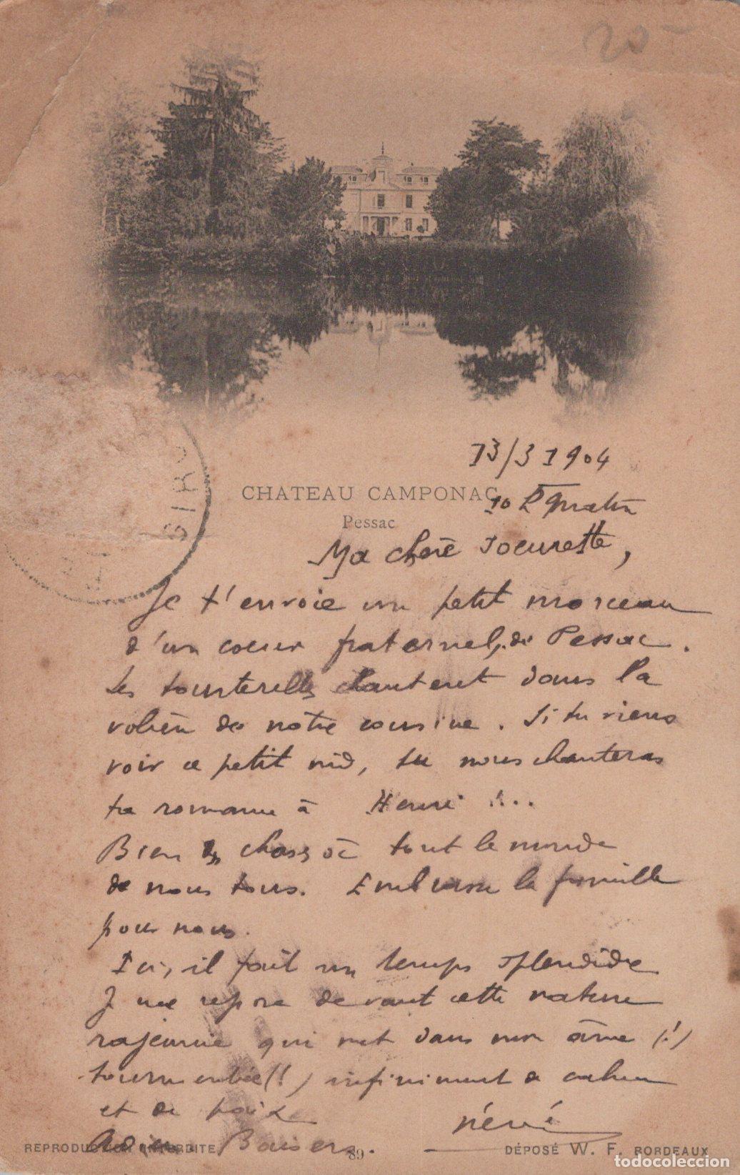 Cartes Postales: France Pessac Ch&acirc;teau Campagnac Architecture Paysage *YAC382