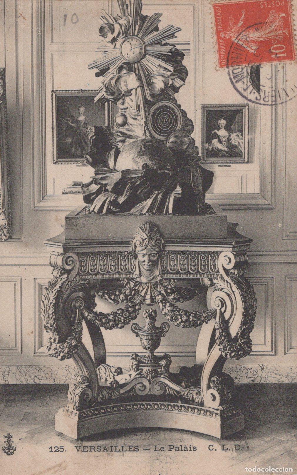 Cartes Postales: France Versailles &Icirc;le de Palais Horloge Sculptures Int&eacute;rieures *YAC397