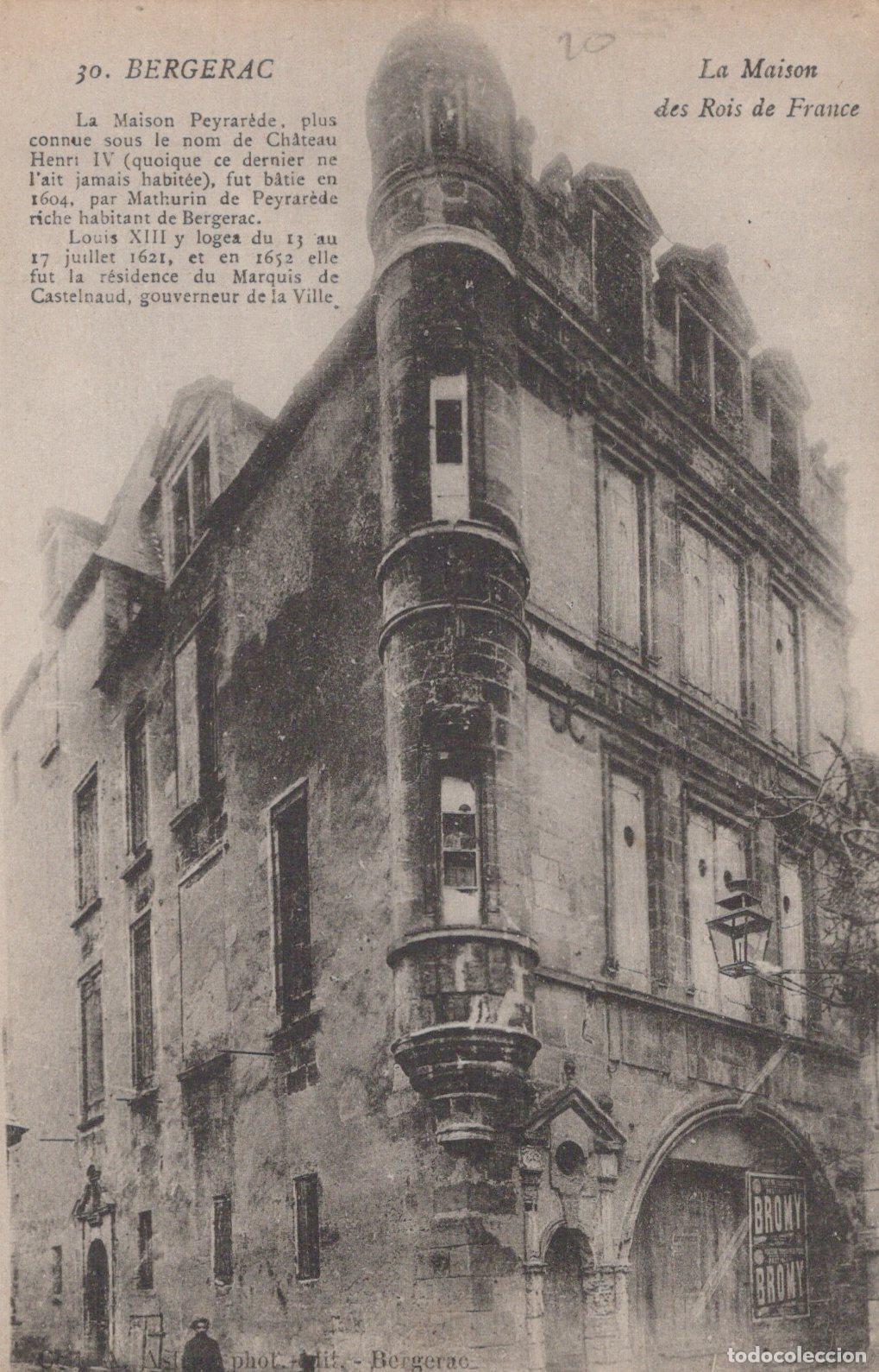 Cartoline: France Bergerac Maison Peyrar&egrave;de Ch&acirc;teau Henri IV *YAC401