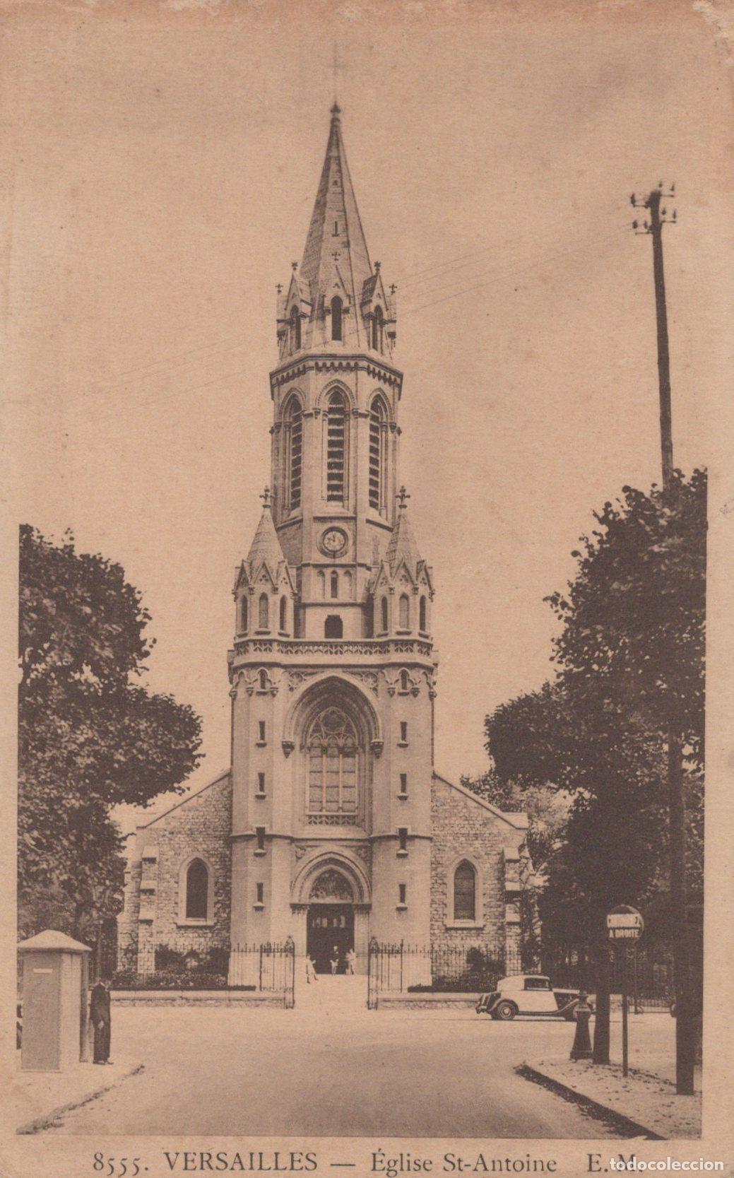 Cartoline: France Versailles &Icirc;le de &Eacute;glise St Antoine Architecture Unposted *YAC423