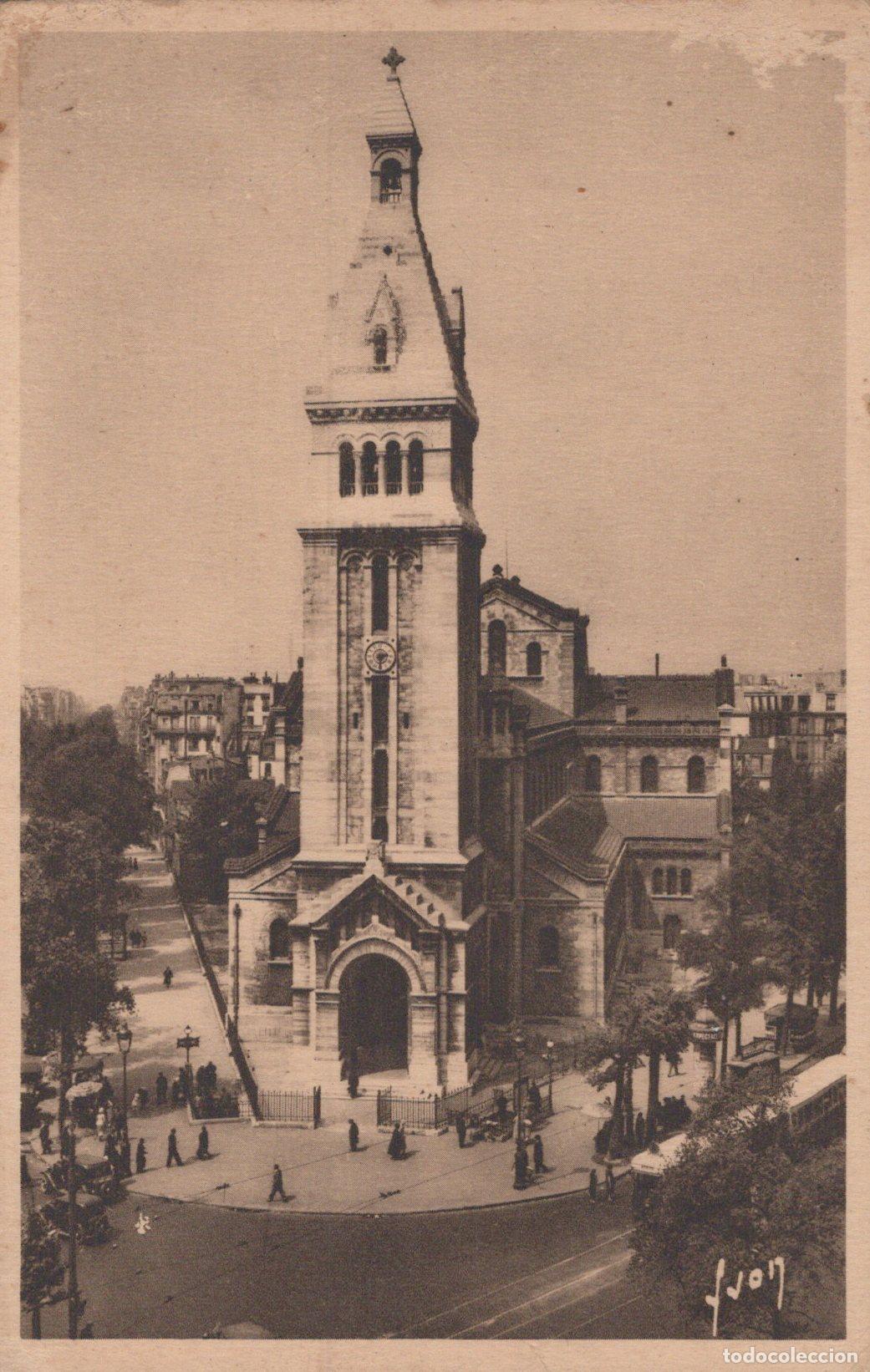 Cartoline: France Paris &Icirc;le de &Eacute;glise Saint Pierre de Montrouge Architecture *YAC417