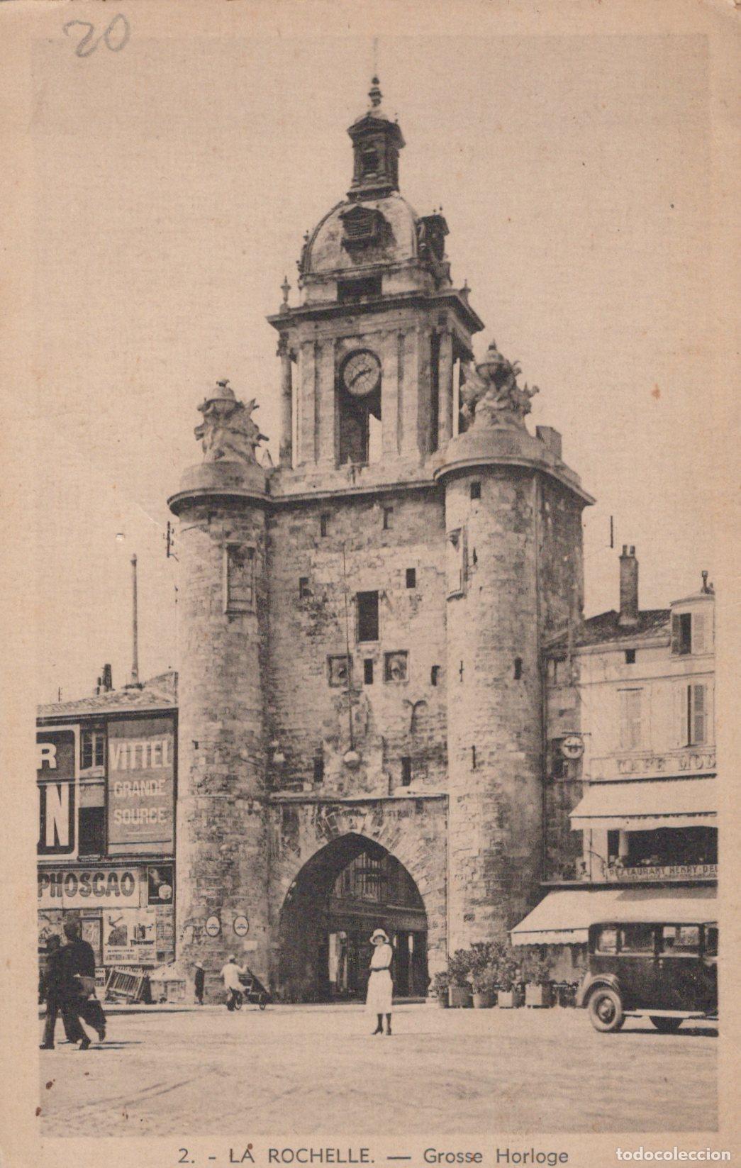Cartoline: France La Rochelle Porte Grosse Horloge Affranchie *YAC433