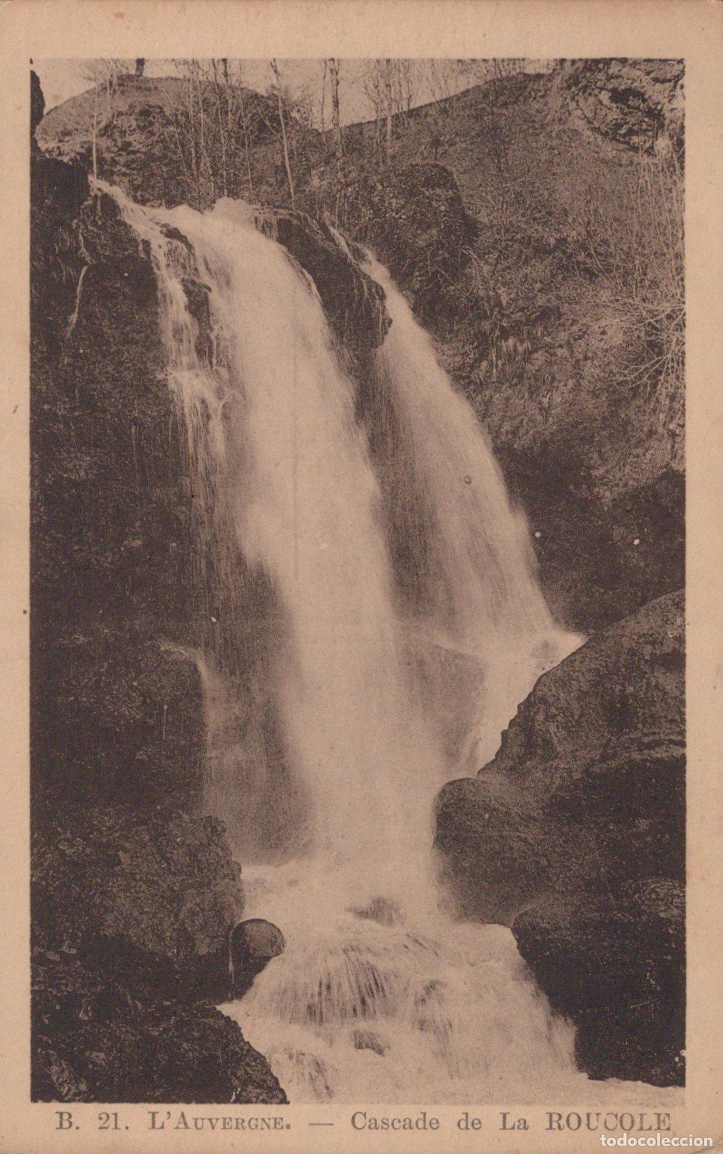 Cartoline: France Auvergne Cantal Cascade de la Roucole Paysage Montagne *YAC332
