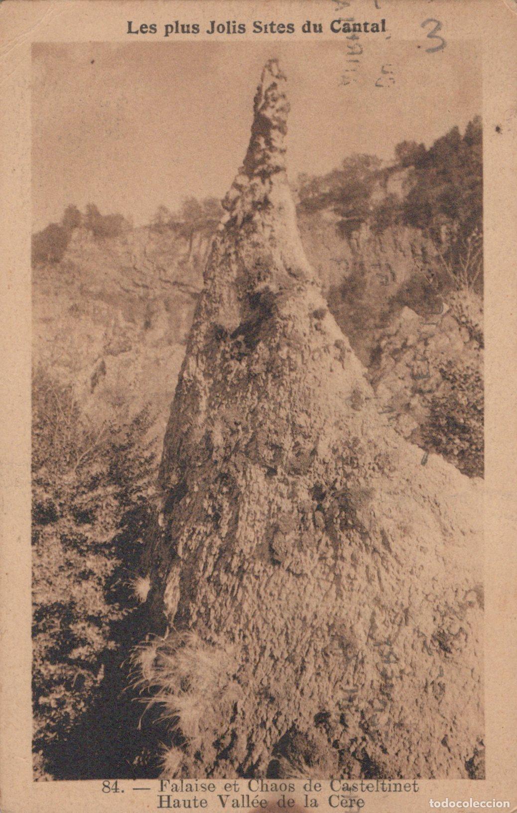 Cartoline: France Aurillac Falaise de Casteltinet Vall&eacute;e C&egrave;re *YAC334