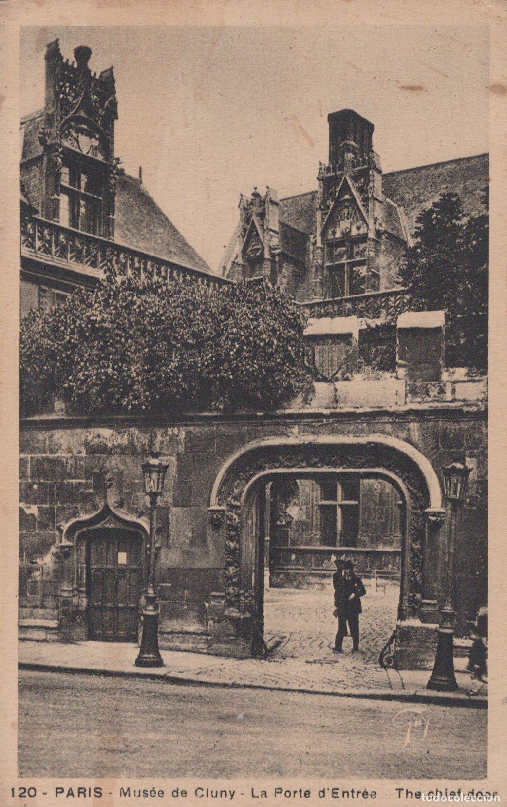 Postkarten: France Paris &Icirc;le de Mus&eacute;e de Cluny Porte D Entr&eacute;e Architecture Post&eacute;e *YAC482
