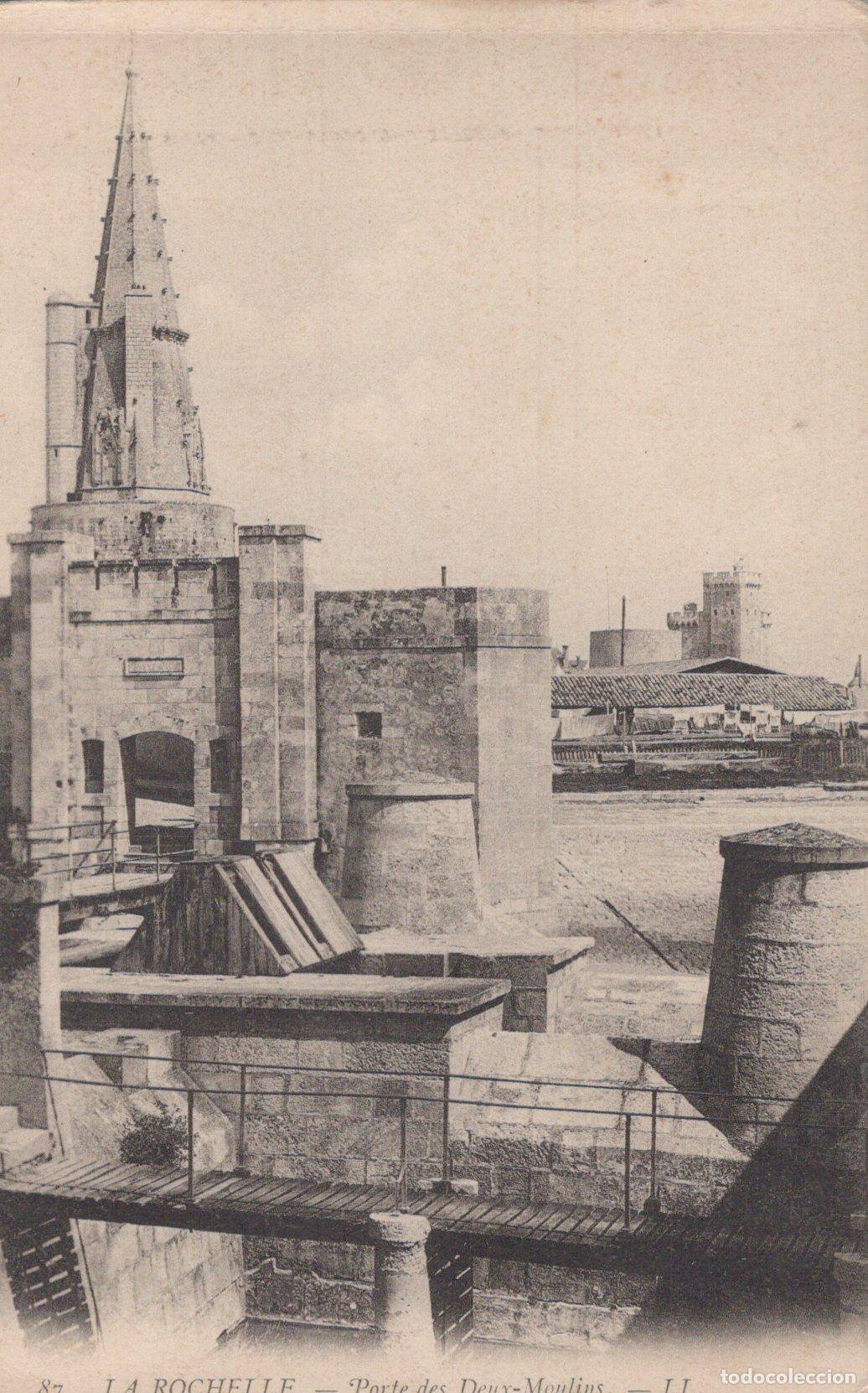 Postkarten: France La Rochelle Porte des Deux Moulins Anciennes Unposted *YAC492