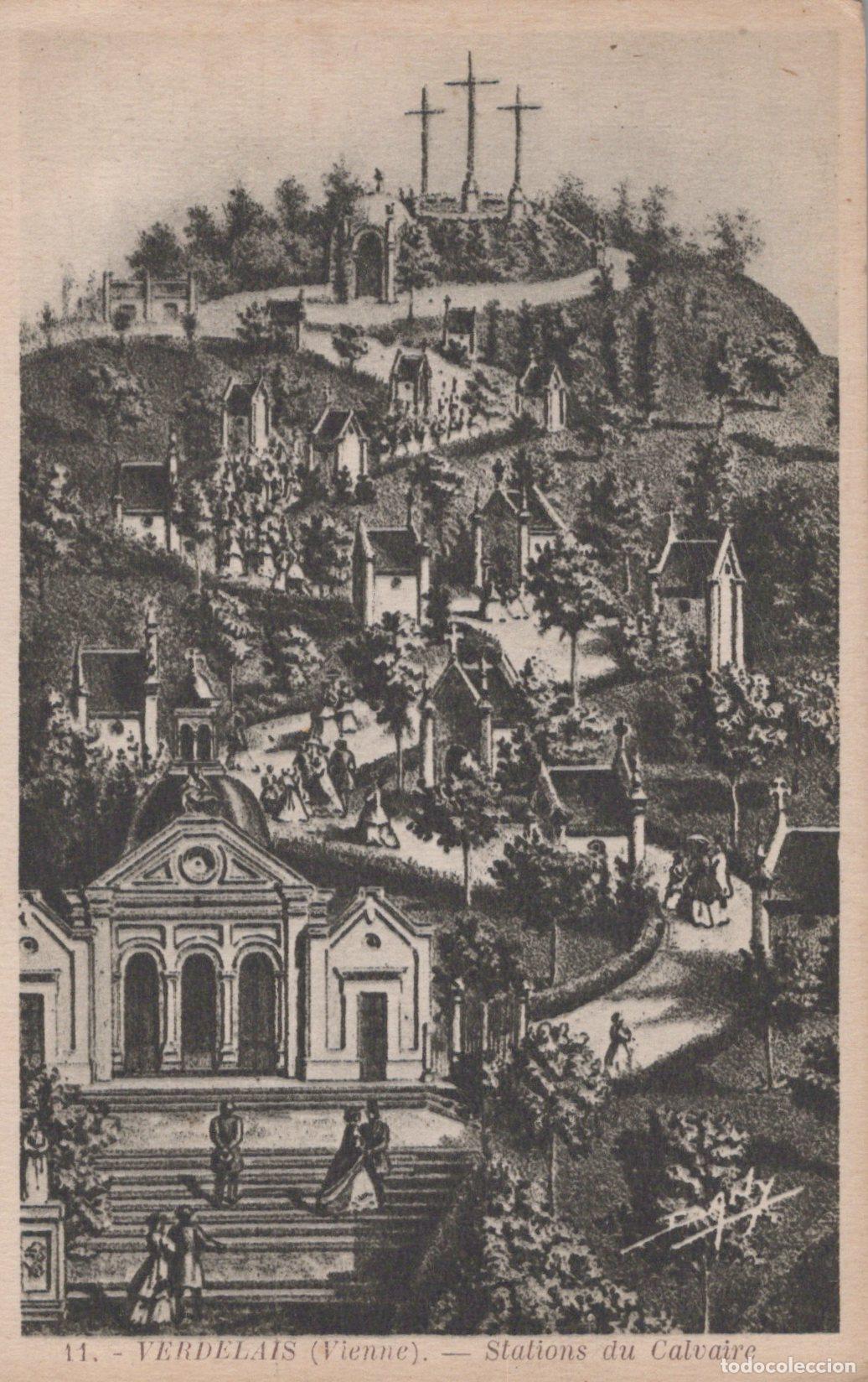 Postkarten: France Verdelais Calvaire de Notre Dame Chemin de Croix Unposted *YAC374