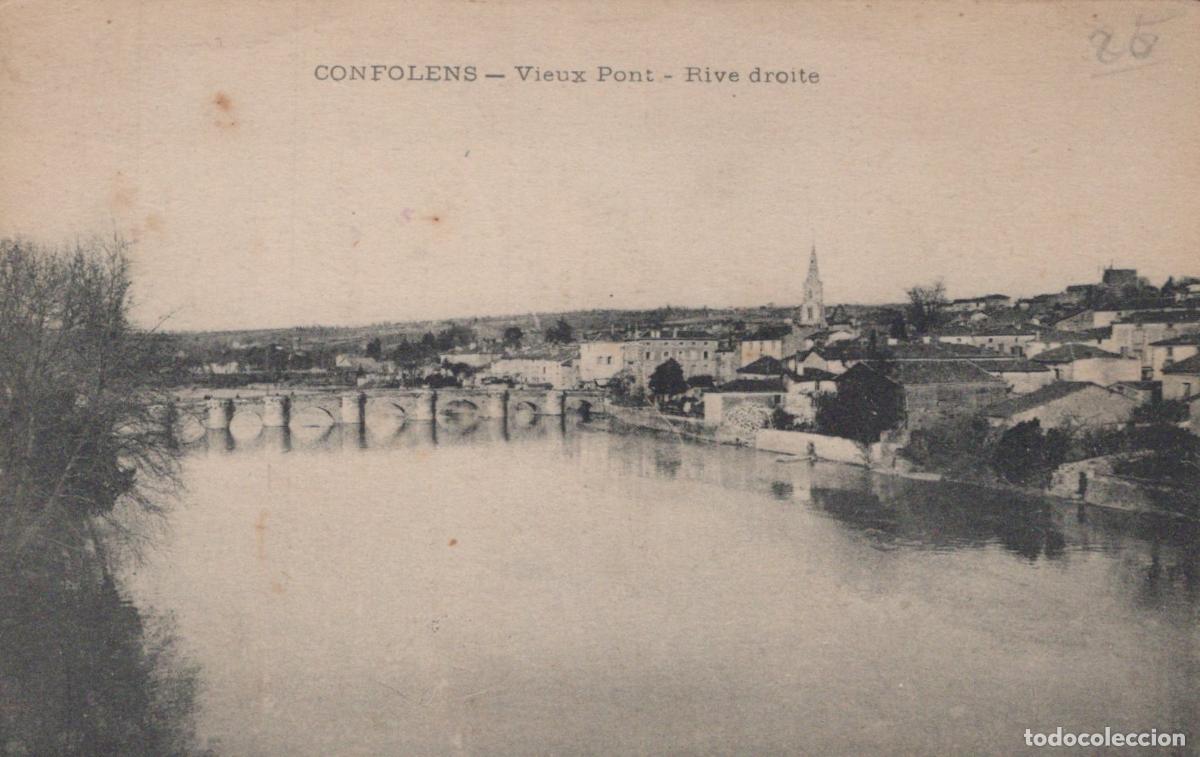 Postkarten: France Confolens Vieux Pont et Ville Vue Panoramique *YAC507