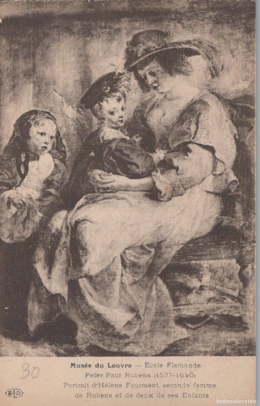 Postkarten: France Paris &Icirc;le de Louvre Rubens Portrait H&eacute;l&egrave;ne Fourment *YAC385