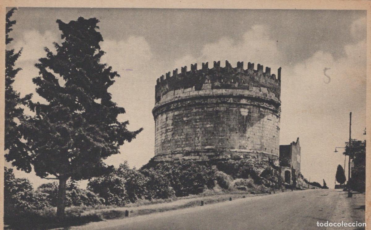 Postkarten: Italia Rome Roma Mausoleo Cecilia Metella Via Appia Affrancata Unposted *YAC525