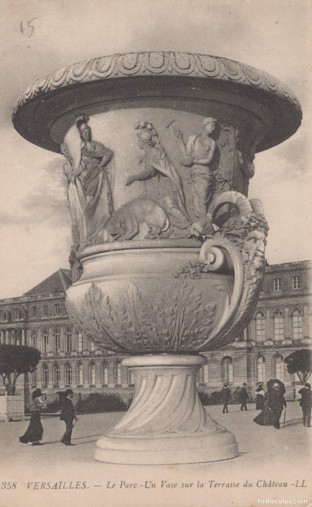 Postkarten: France Versailles &Icirc;le de Vase Ch&acirc;teau de Art Unposted *YAC395